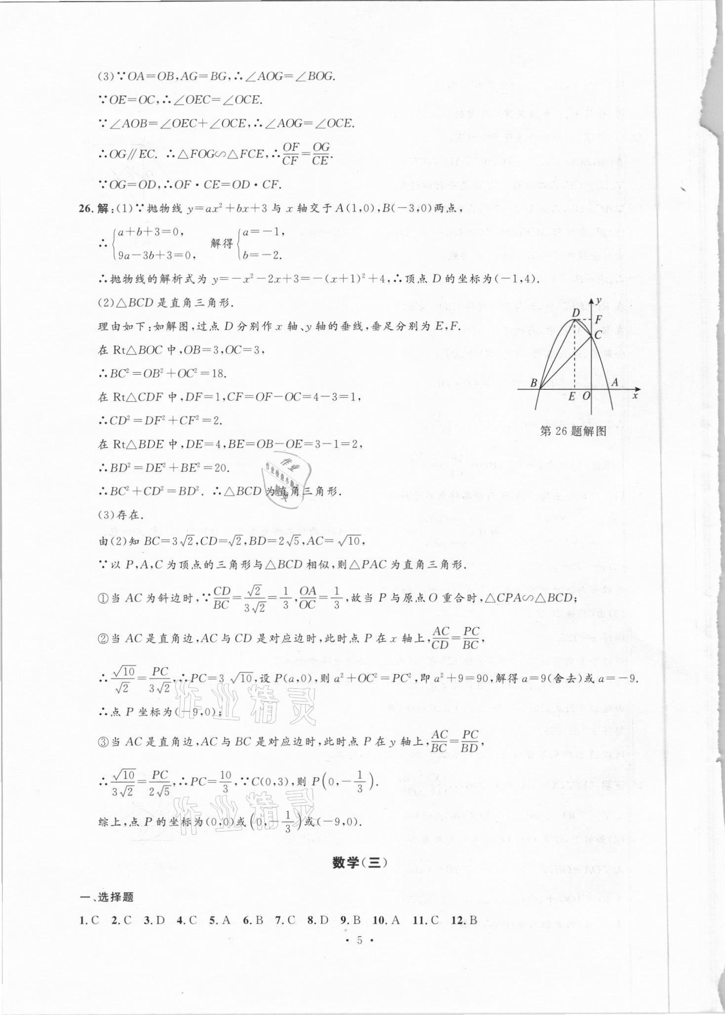 2021年勝券在握中考總復(fù)習(xí)模擬試卷綜合北部灣專版 第10頁