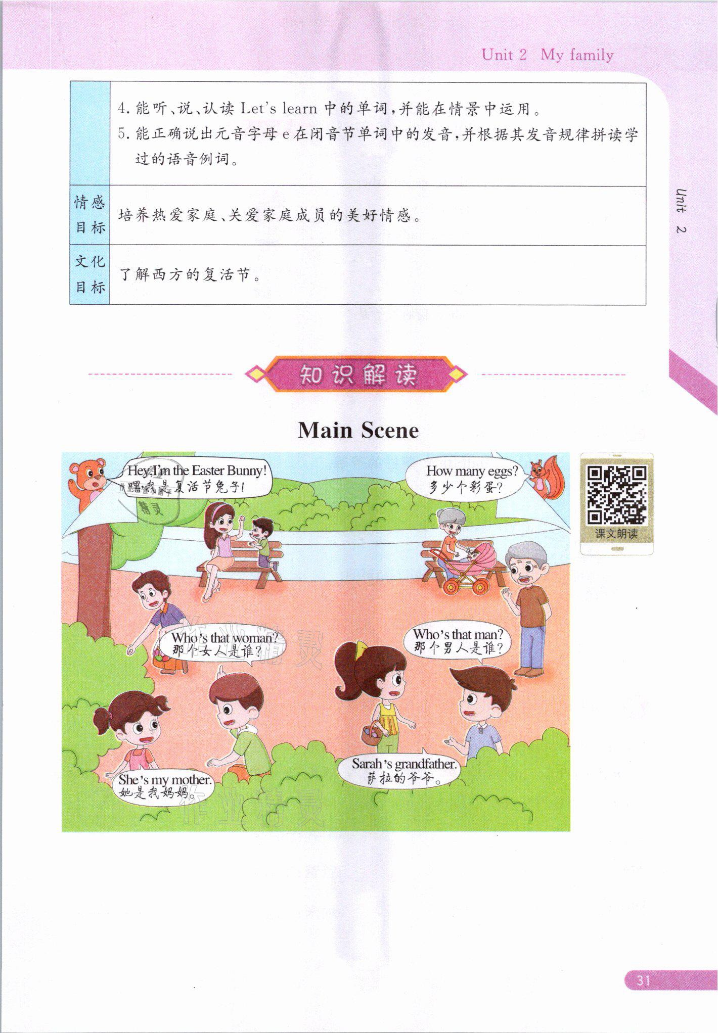2021年教材課本三年級(jí)英語(yǔ)下冊(cè)人教版 參考答案第31頁(yè)