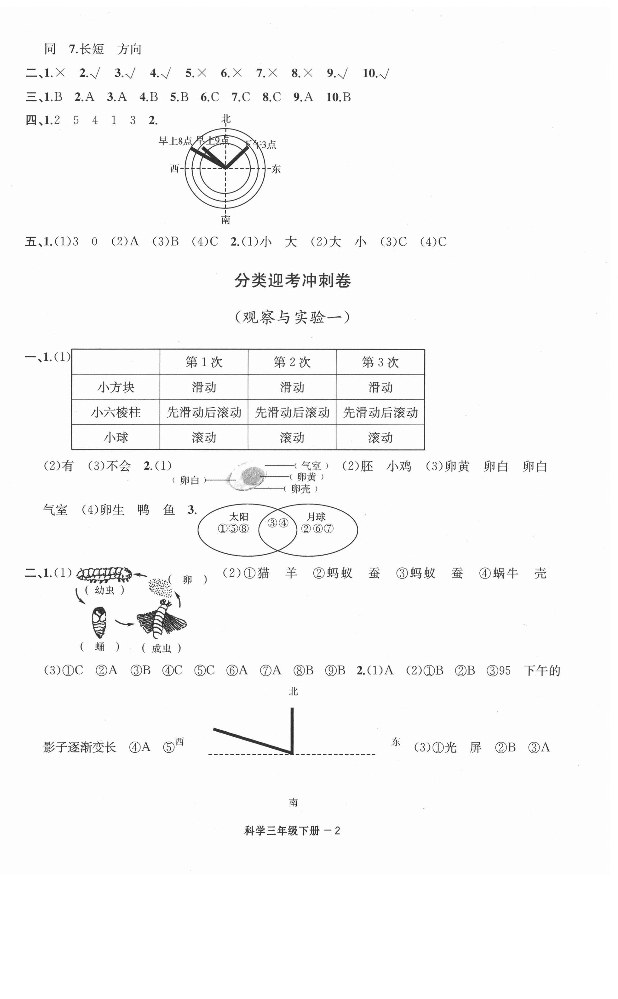 2021年浙江各地期末迎考卷三年級(jí)科學(xué)下冊(cè)教科版 第2頁