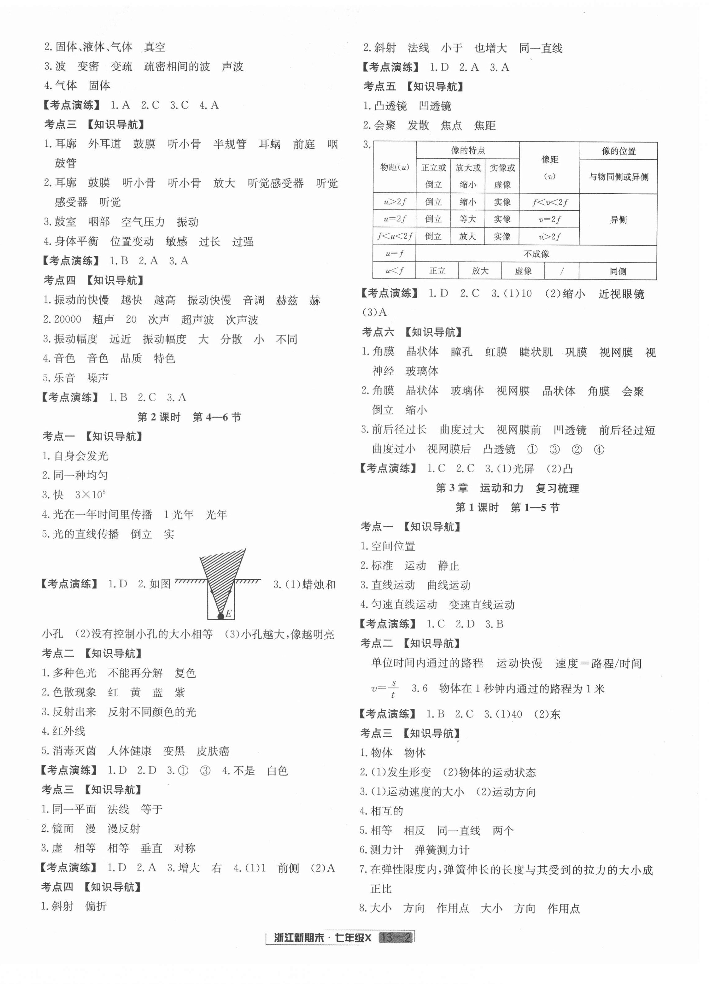 2021年浙江新期末七年級科學(xué)下冊浙教版 第2頁