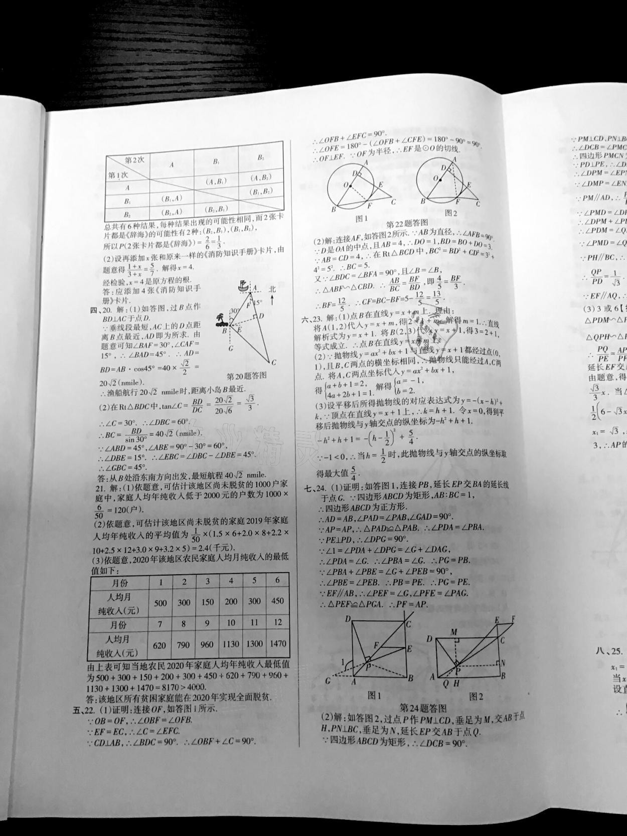 2021年中考數(shù)學(xué)模擬試題精編沈陽專用 參考答案第5頁