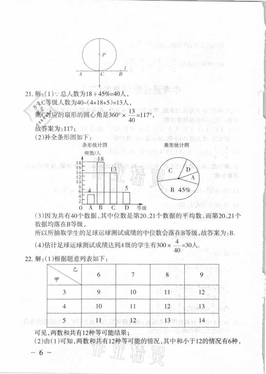 2021年中考通模擬試卷數(shù)學(xué)人教版 第6頁