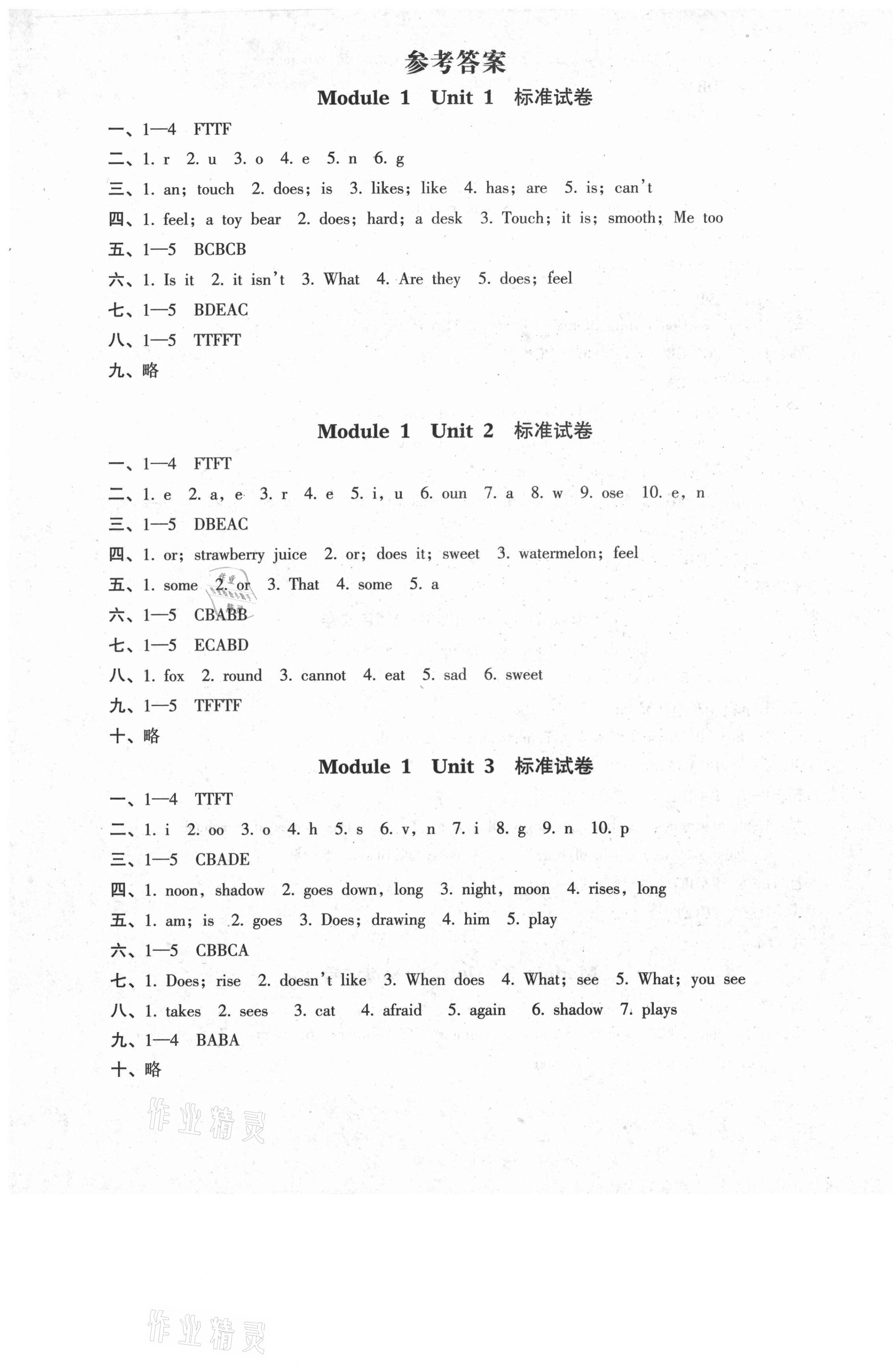 2021年狀元訓(xùn)練法標(biāo)準(zhǔn)試卷四年級英語下冊牛津版 第1頁