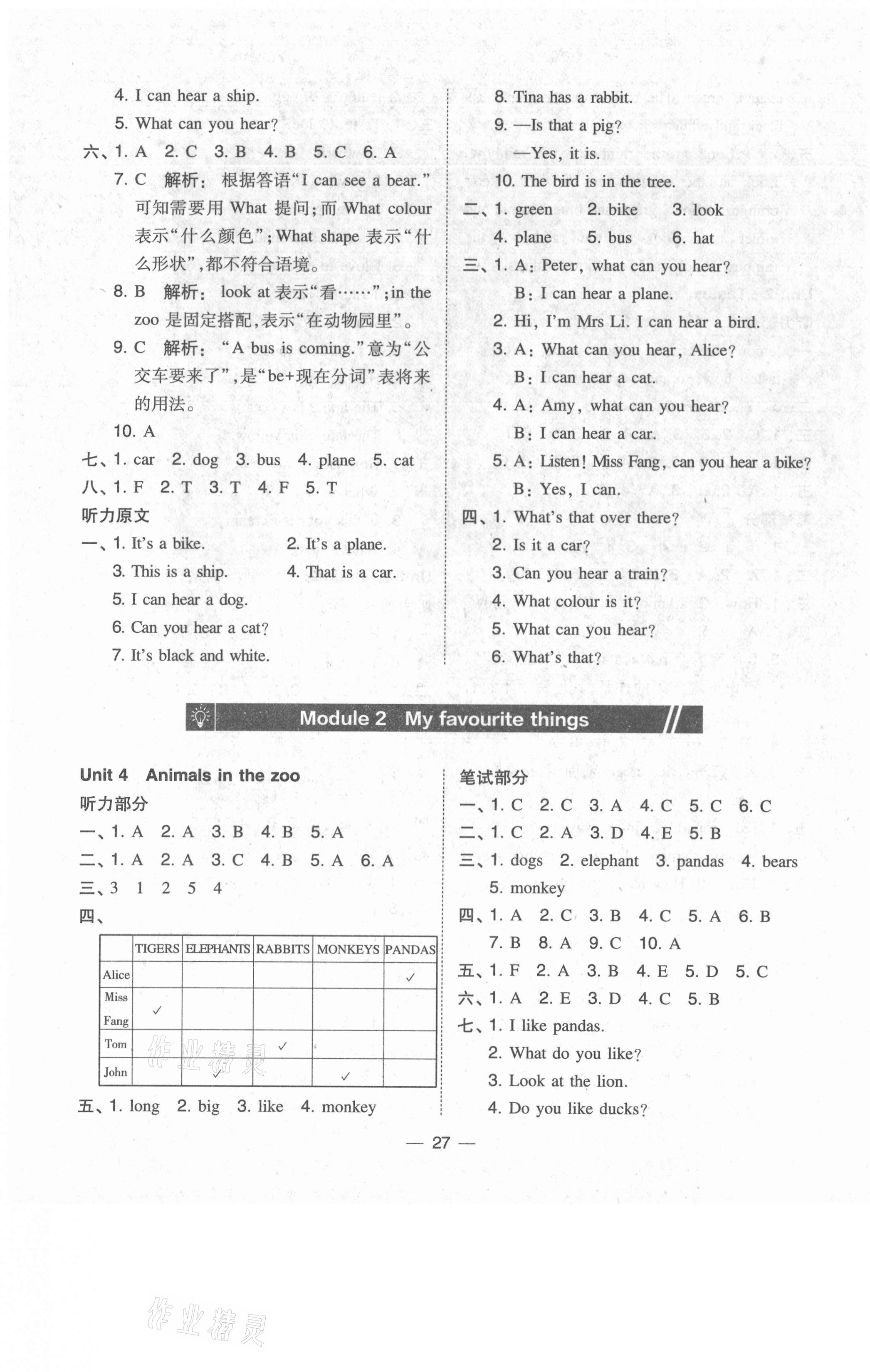 2021年北大綠卡三年級(jí)英語(yǔ)下冊(cè)滬教版深圳專版 第3頁(yè)