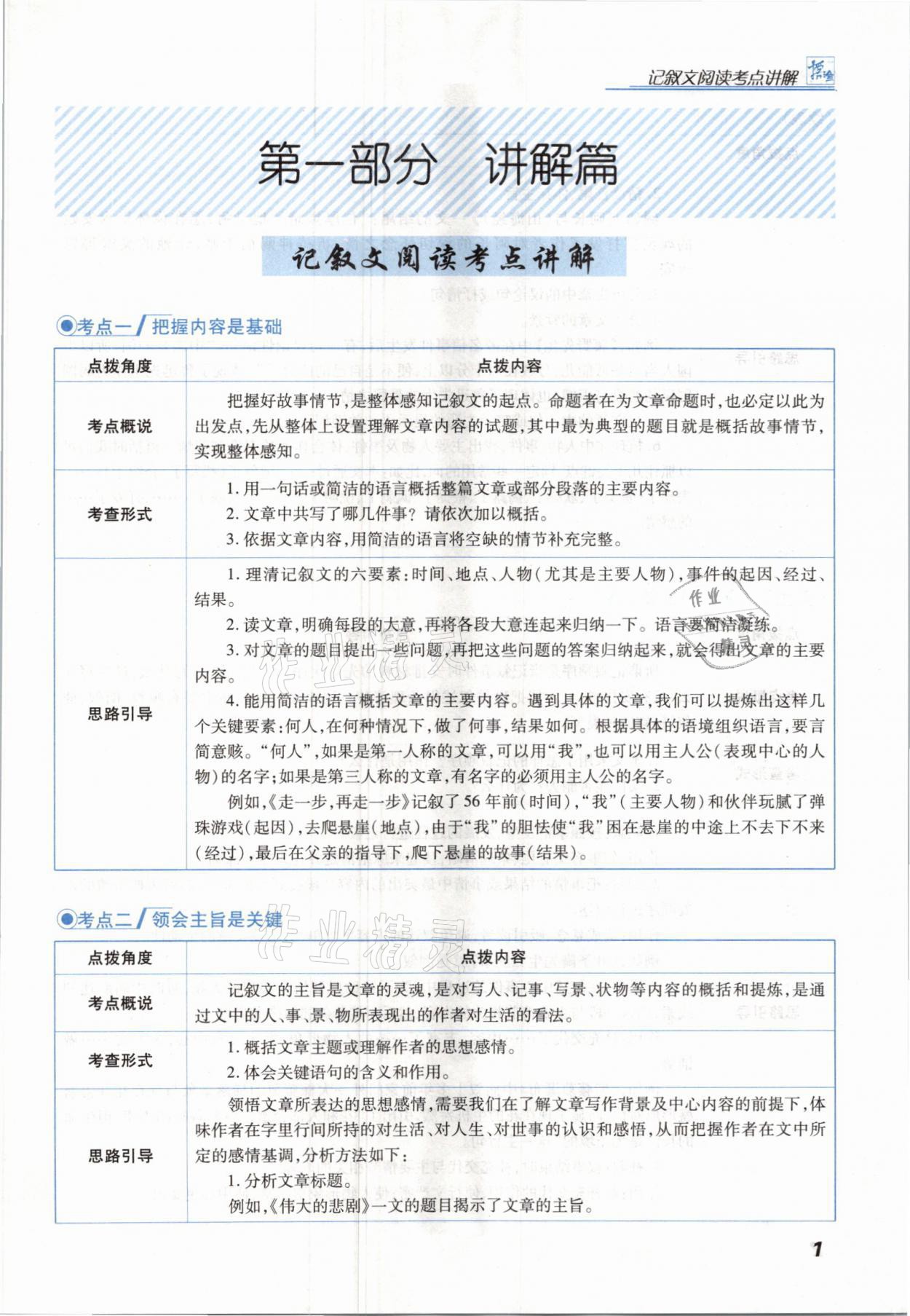 2021年授之以漁組合閱讀八年級語文B版河北專版 參考答案第1頁