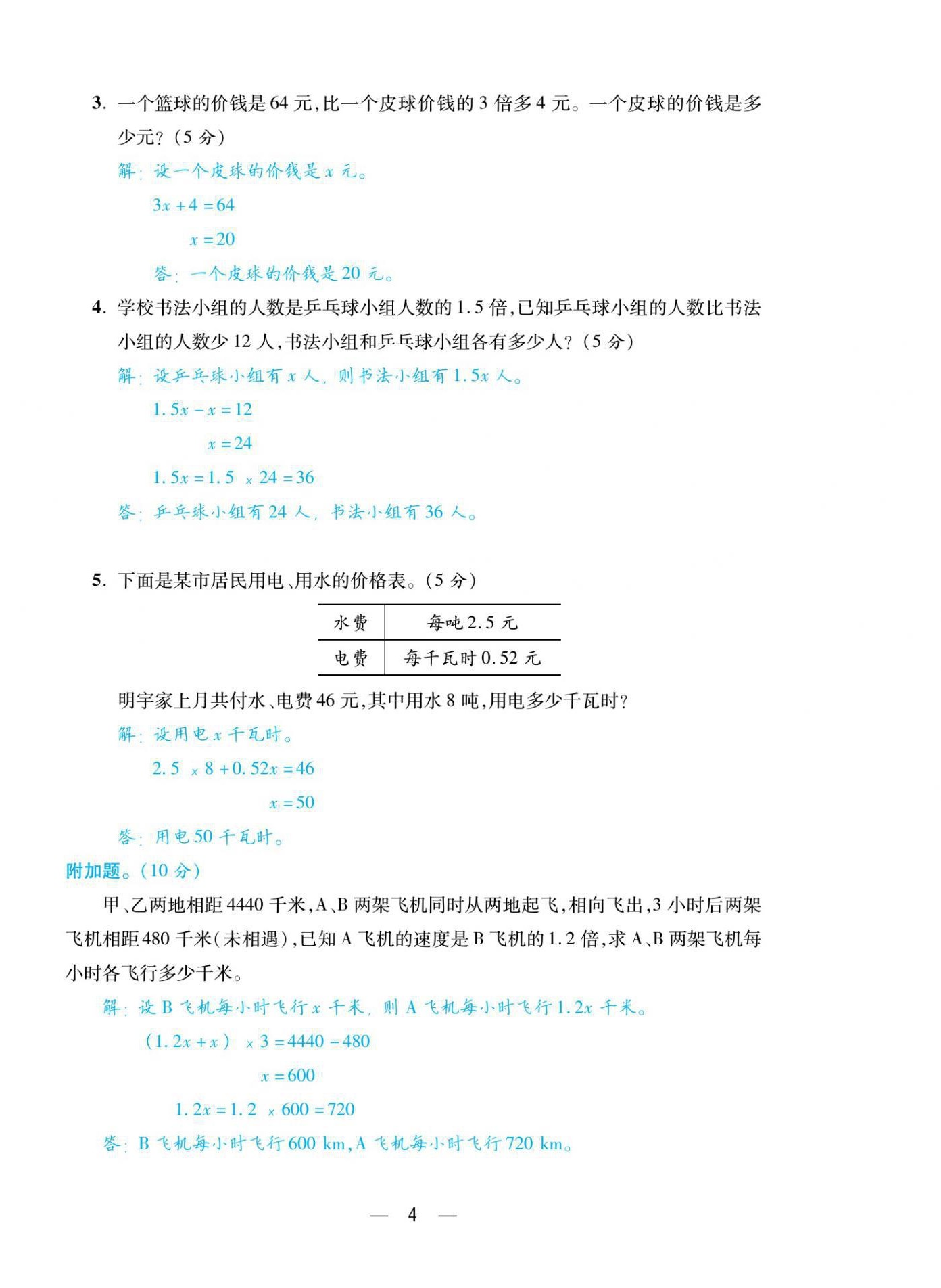 2021年揚帆天天練五年級數學下冊蘇教版 第4頁