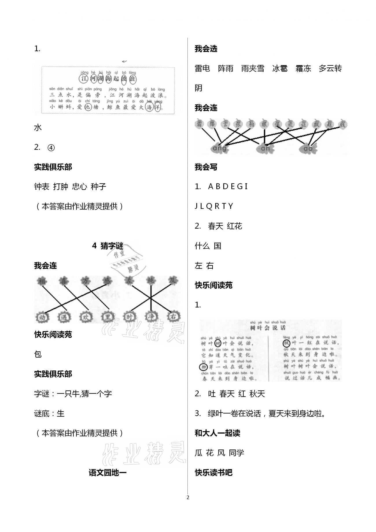 2021年小學(xué)生學(xué)習(xí)園地一年級(jí)語(yǔ)文下冊(cè)人教版54制 第2頁(yè)