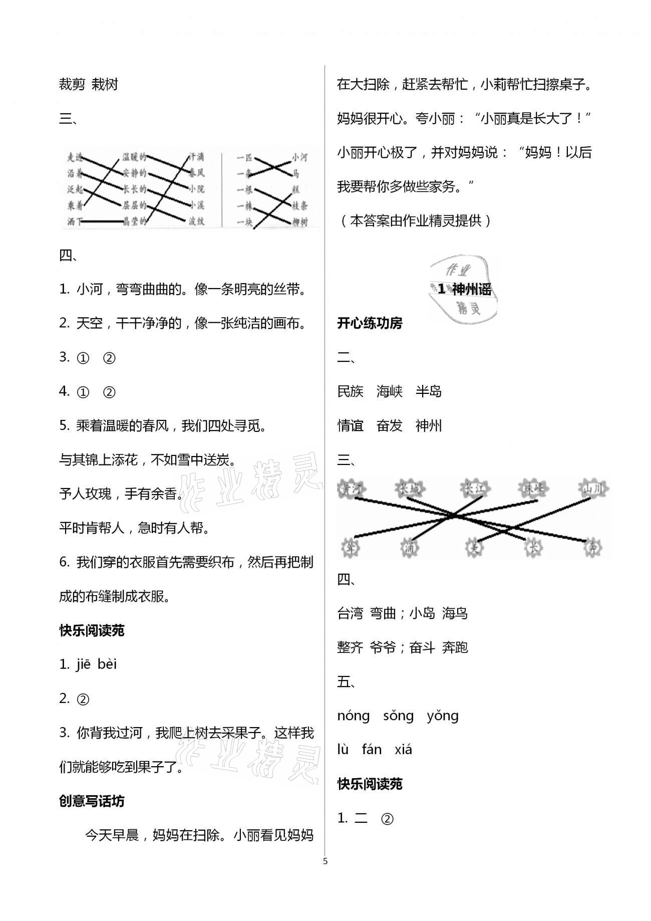 2021年小學(xué)生學(xué)習(xí)園地二年級(jí)語(yǔ)文下冊(cè)人教版五四制 第5頁(yè)