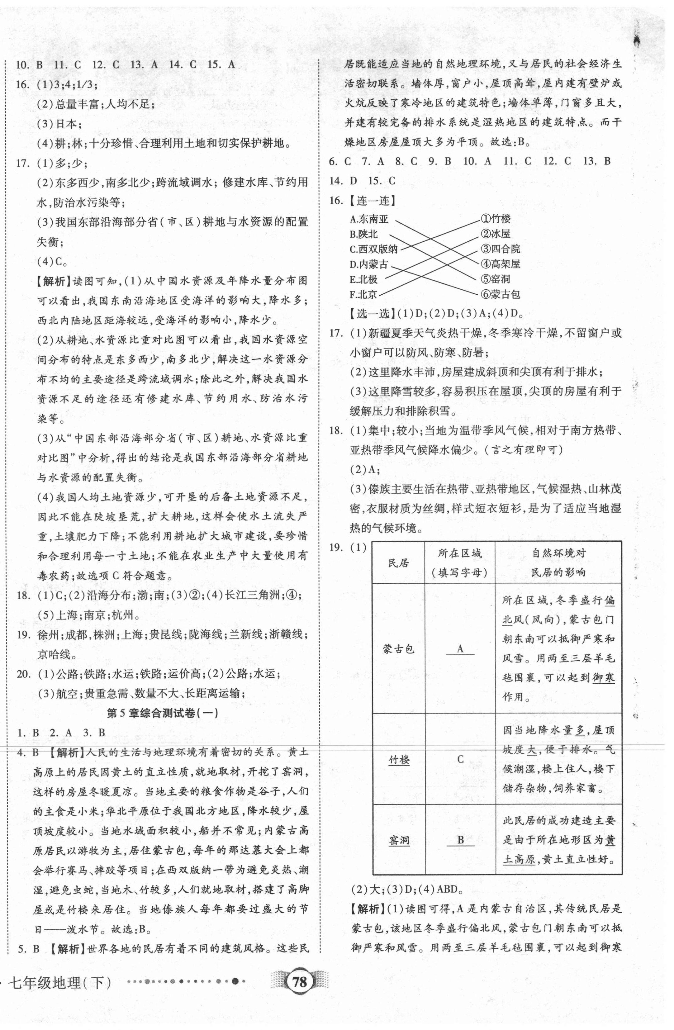 2021年全程優(yōu)選卷七年級地理下冊中圖版 第2頁