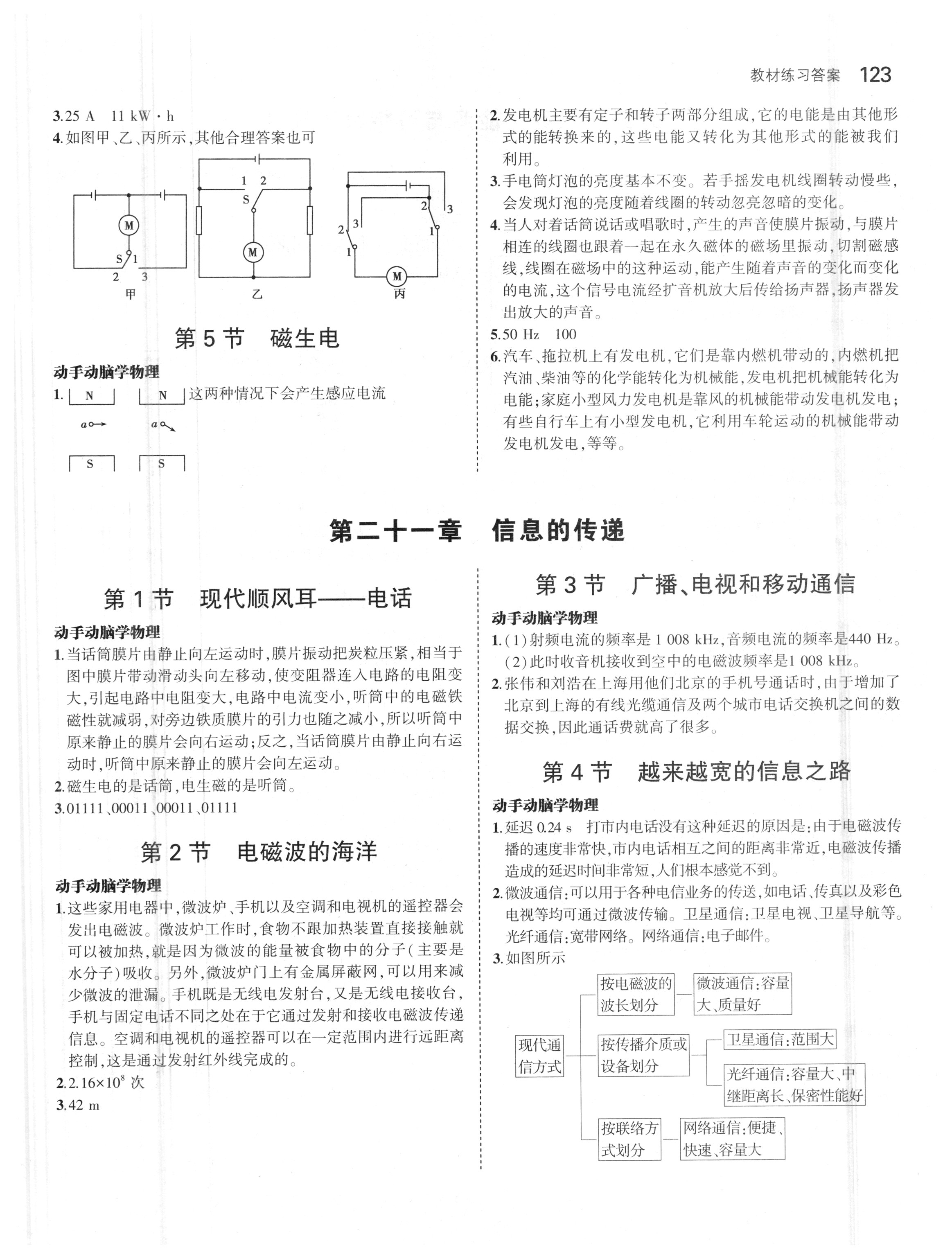 2018年課本人教版九年級(jí)物理全一冊(cè)答案 參考答案第7頁(yè)