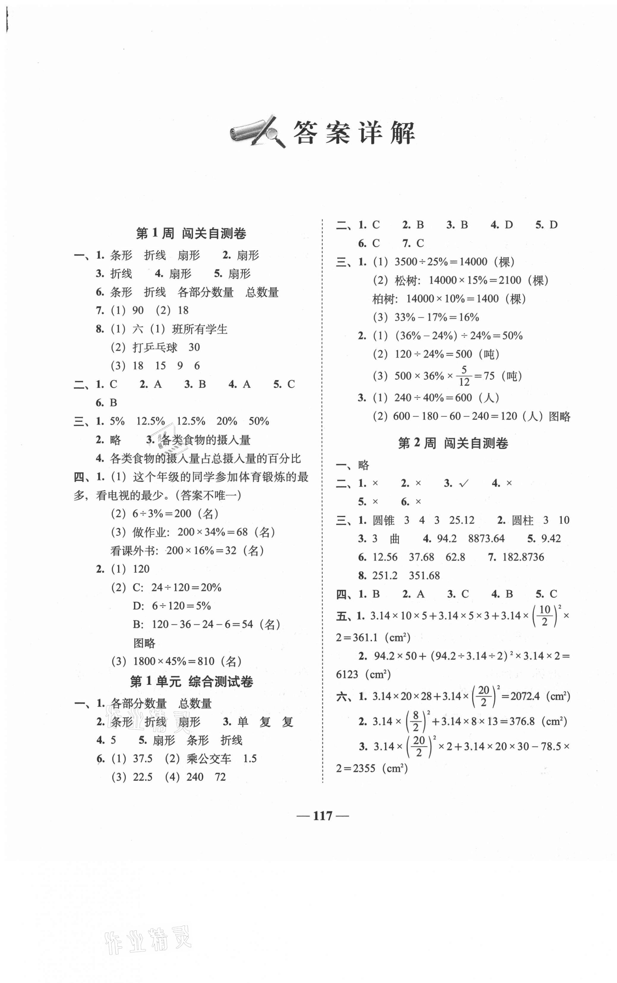 2021年A加全程練考卷六年級(jí)數(shù)學(xué)下冊(cè)蘇教版 第1頁(yè)