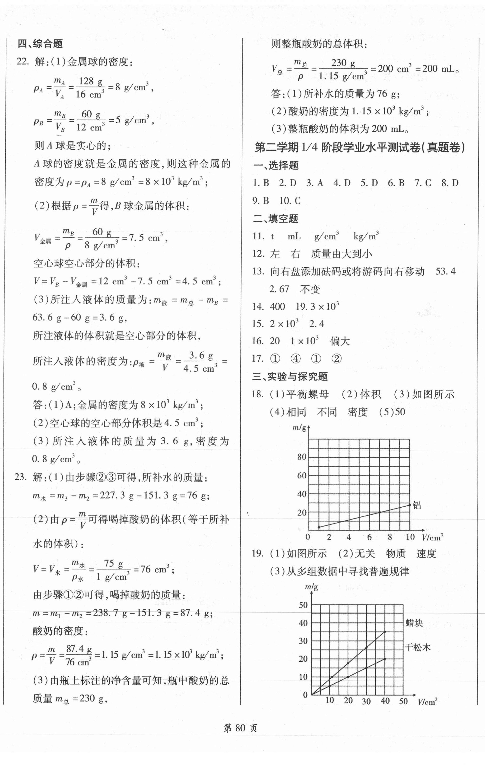 2021年名师指导夺冠密卷八年级物理下册苏科版陕西专版 第2页