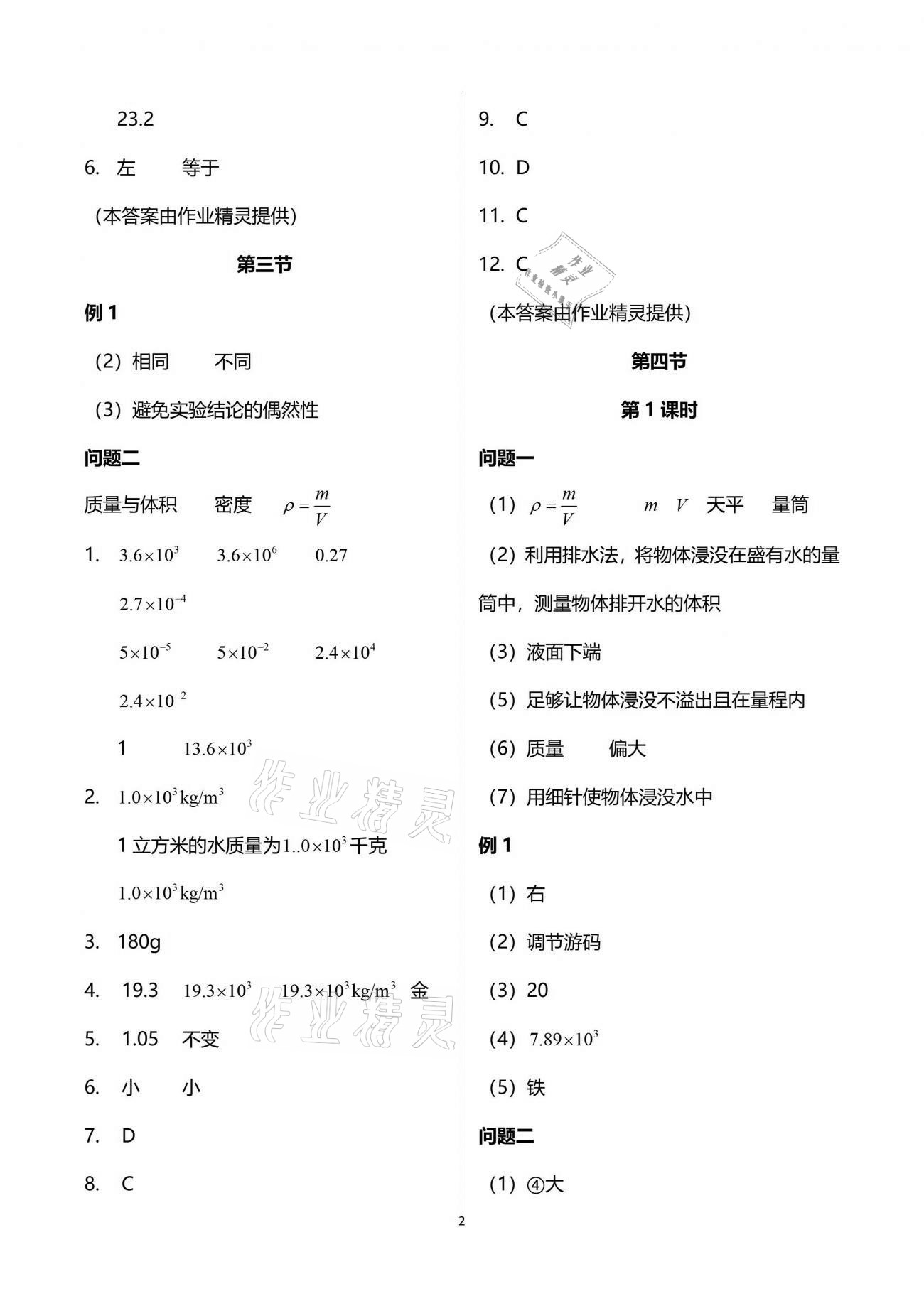 2021年物理之友八年級(jí)下冊(cè)蘇科版 參考答案第2頁(yè)