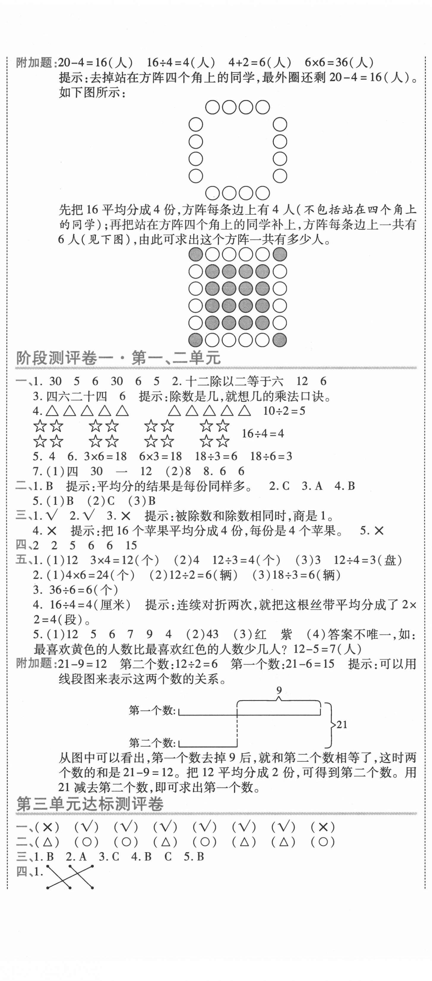 2021年期末100分沖刺卷二年級數(shù)學(xué)下冊人教版 第2頁