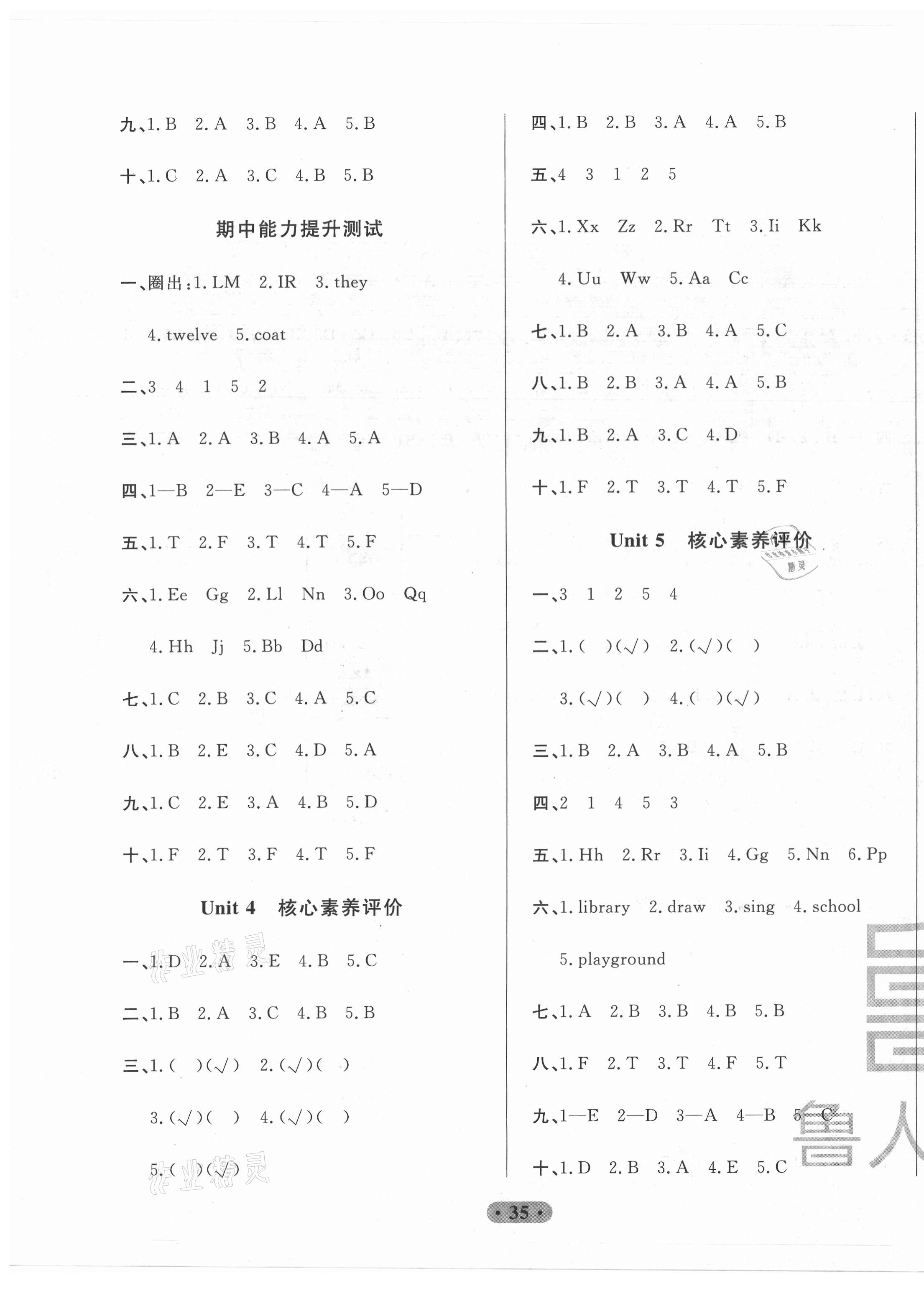 20210年一卷通小學(xué)核心素養(yǎng)評(píng)價(jià)三年級(jí)英語(yǔ)下冊(cè)魯科版54制 第3頁(yè)