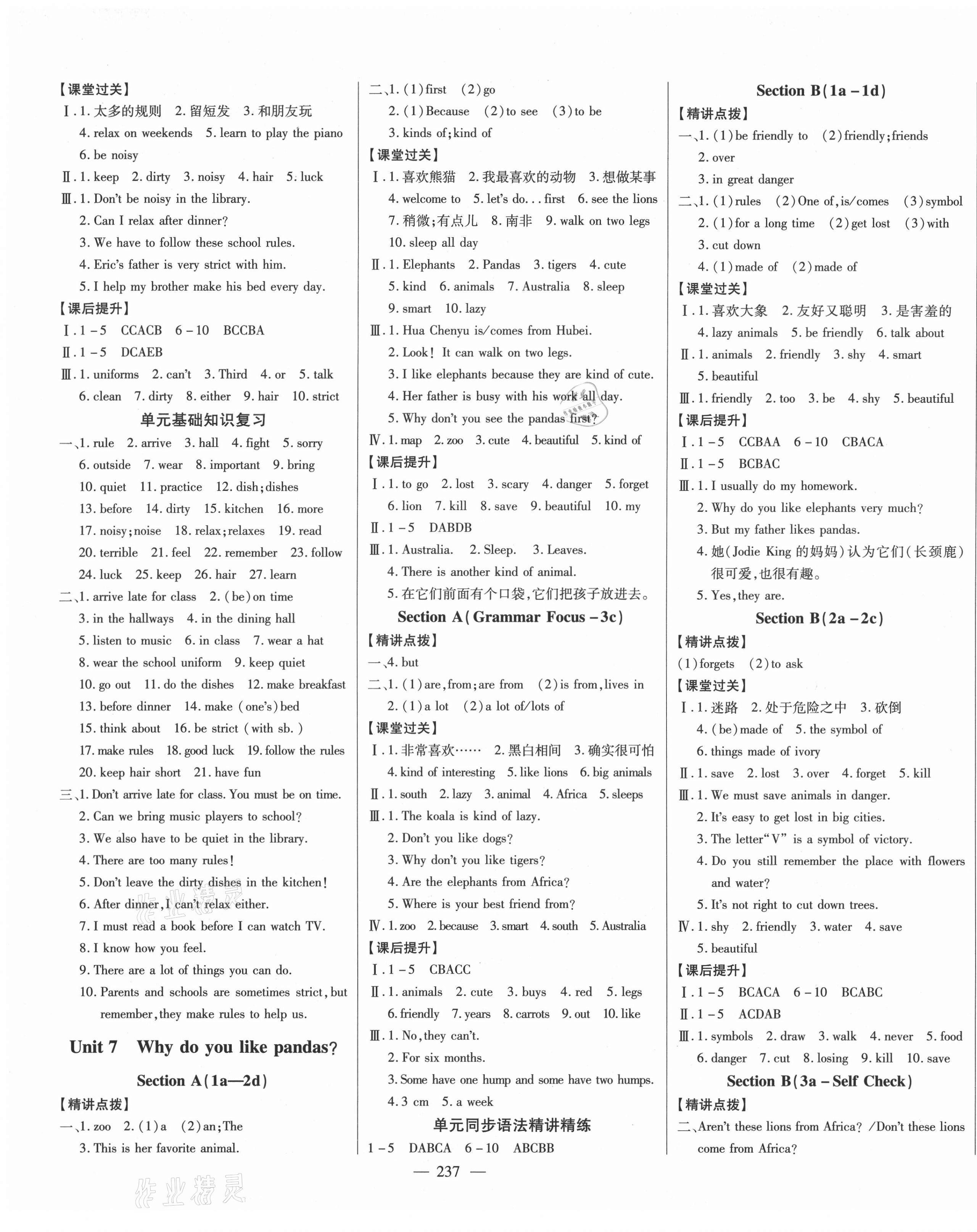 2021年初中新課標(biāo)名師學(xué)案智慧大課堂六年級(jí)英語下冊(cè)魯教版54制 第9頁