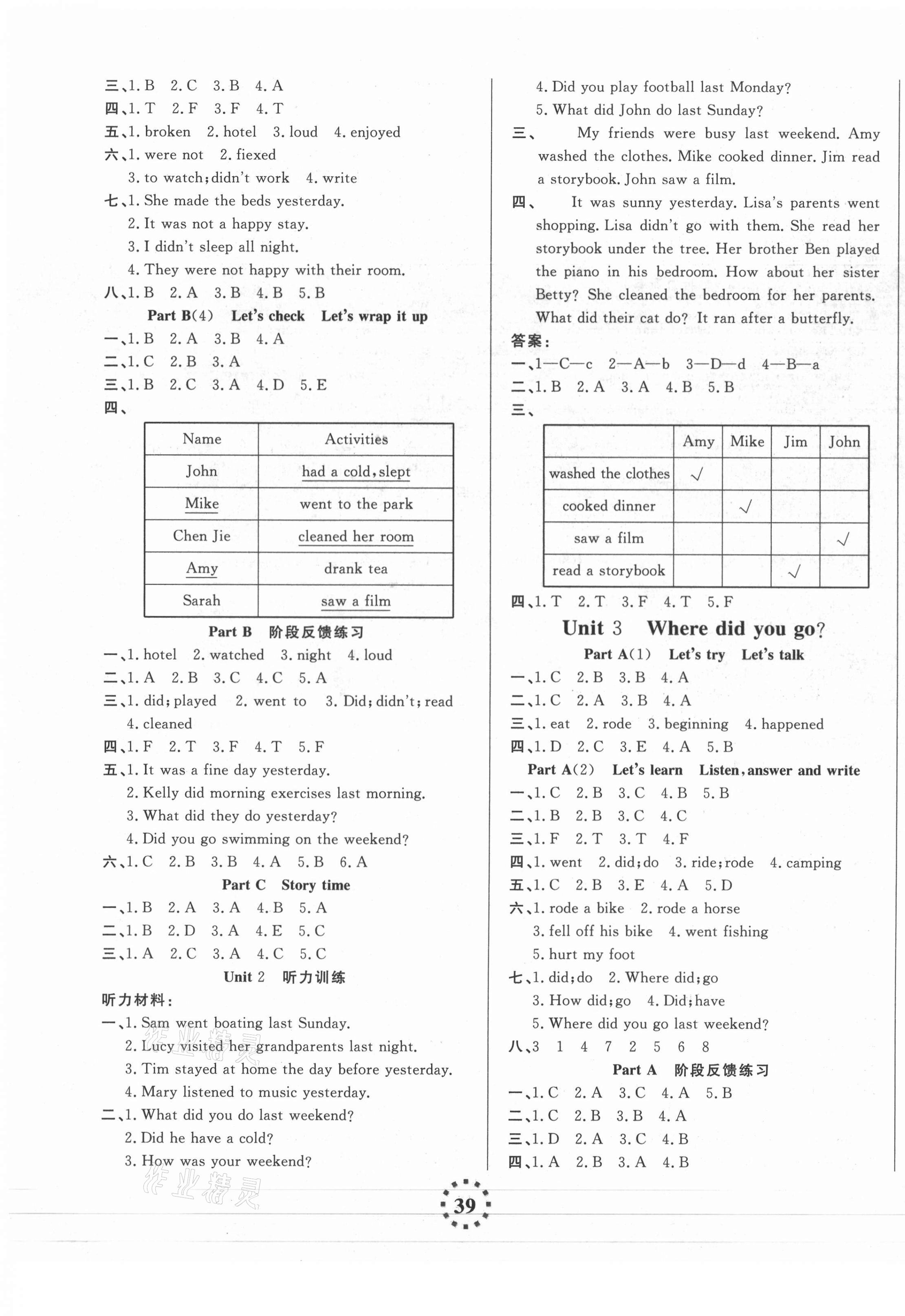 2021年直播新課堂六年級英語下冊人教PEP版 第3頁