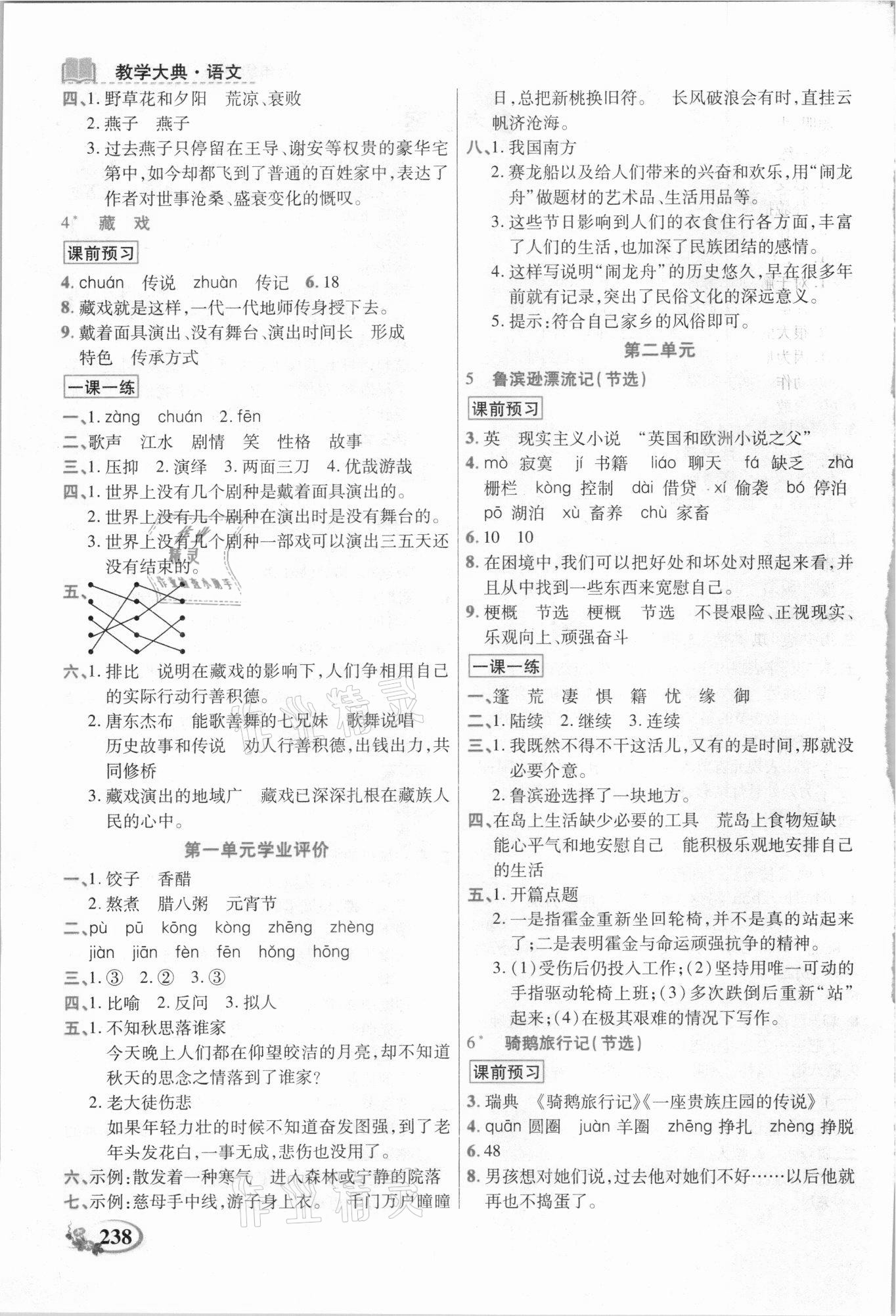 2021年教學(xué)大典六年級(jí)語(yǔ)文下冊(cè)統(tǒng)編版 第2頁(yè)