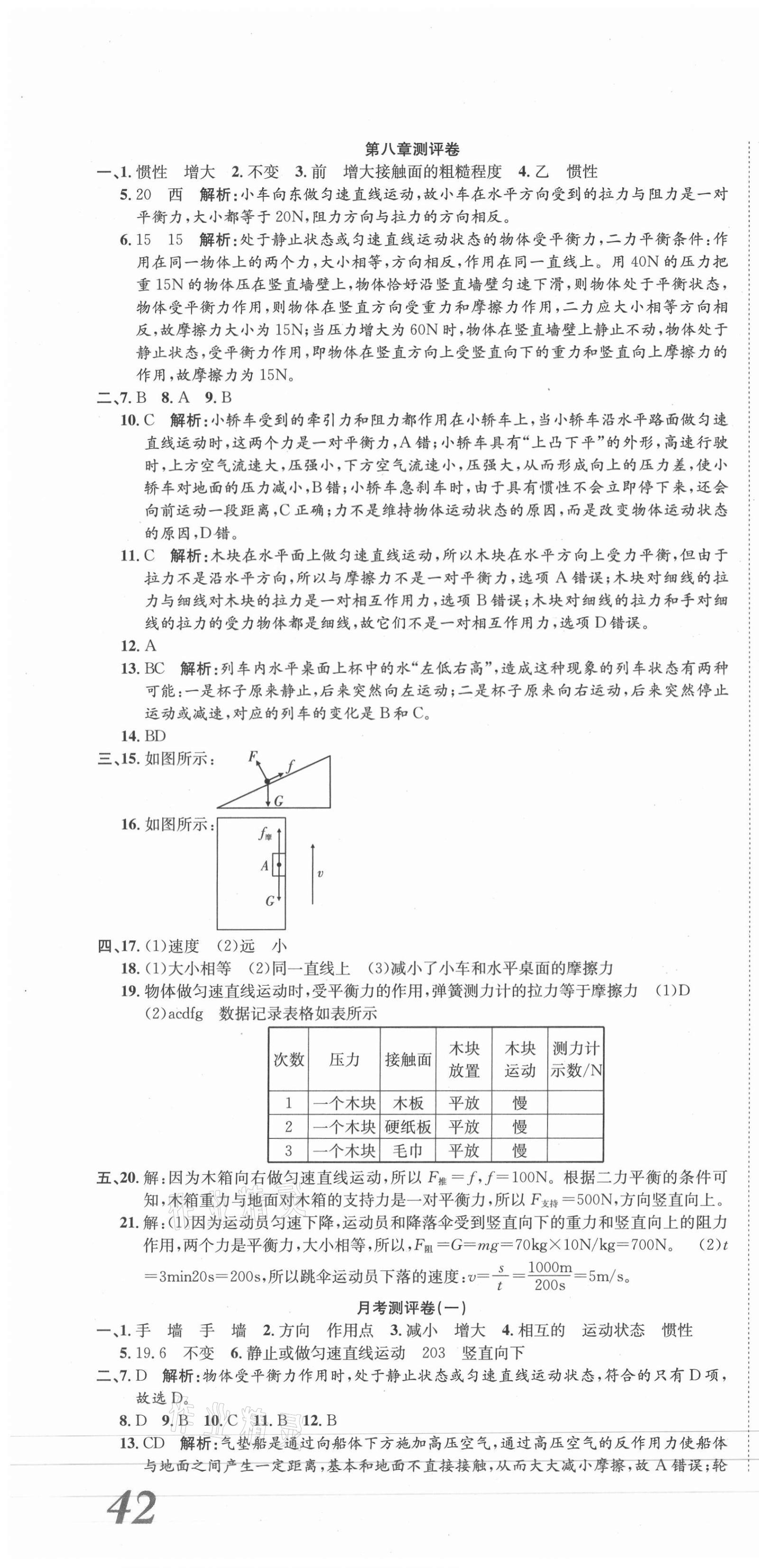 2021年360度訓(xùn)練法八年級物理下冊人教版 第4頁