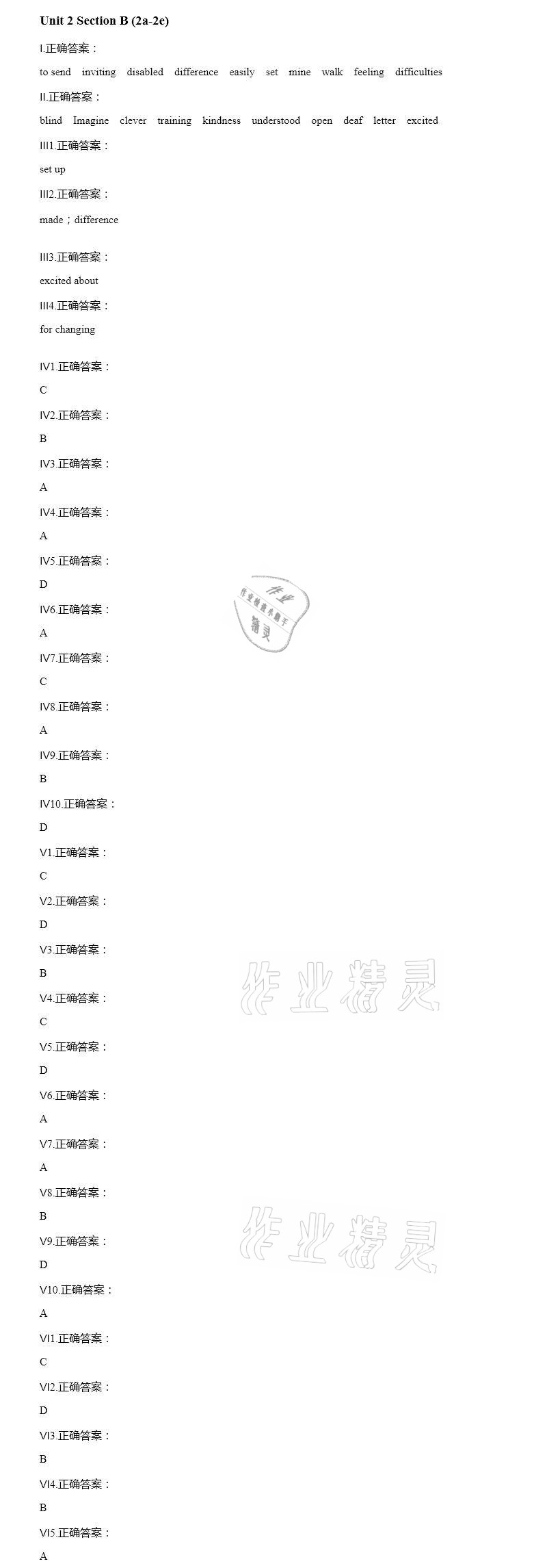 2021年智能診斷練測考八年級英語下冊人教版 參考答案第12頁