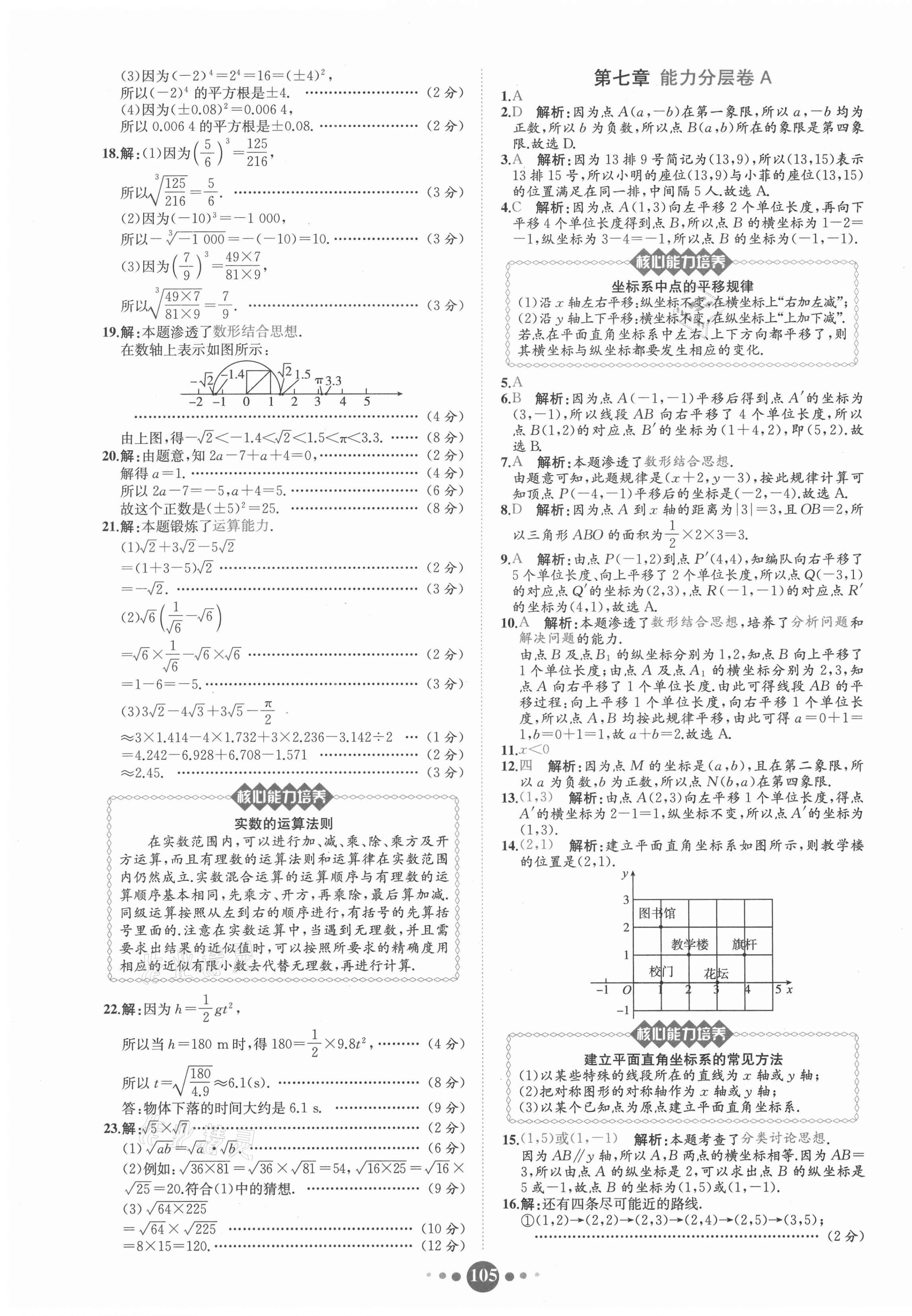 2021年課時練核心素養(yǎng)卷七年級數(shù)學(xué)下冊人教版 第5頁