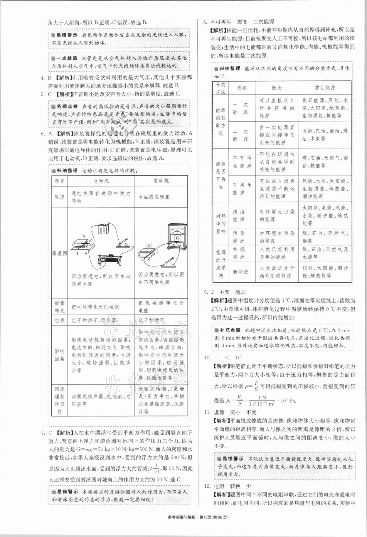 2021年春雨教育考必勝全國(guó)中考試卷精選物理 第10頁(yè)