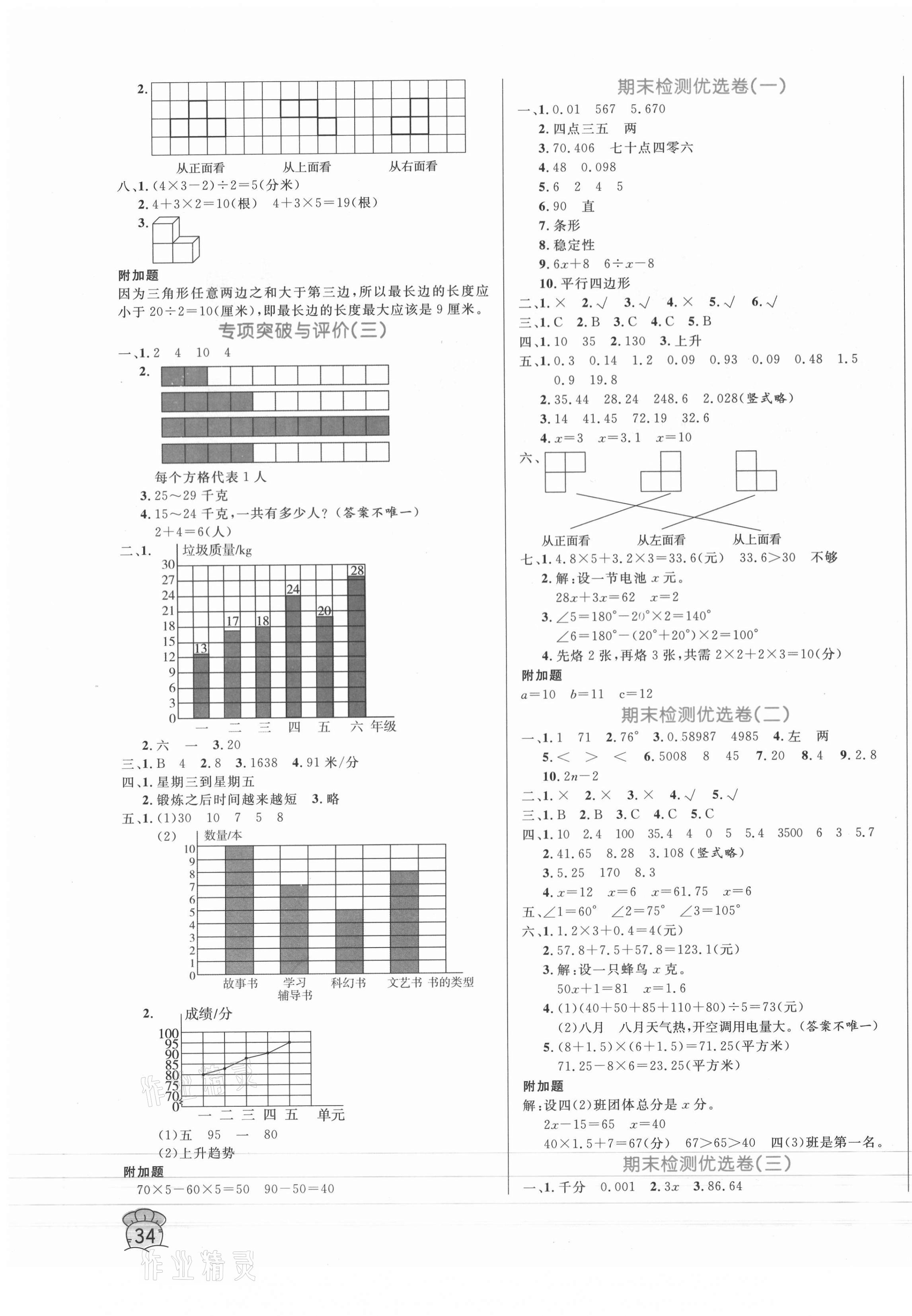 2021年黃岡名卷四年級(jí)數(shù)學(xué)下冊(cè)北師大版 第3頁(yè)