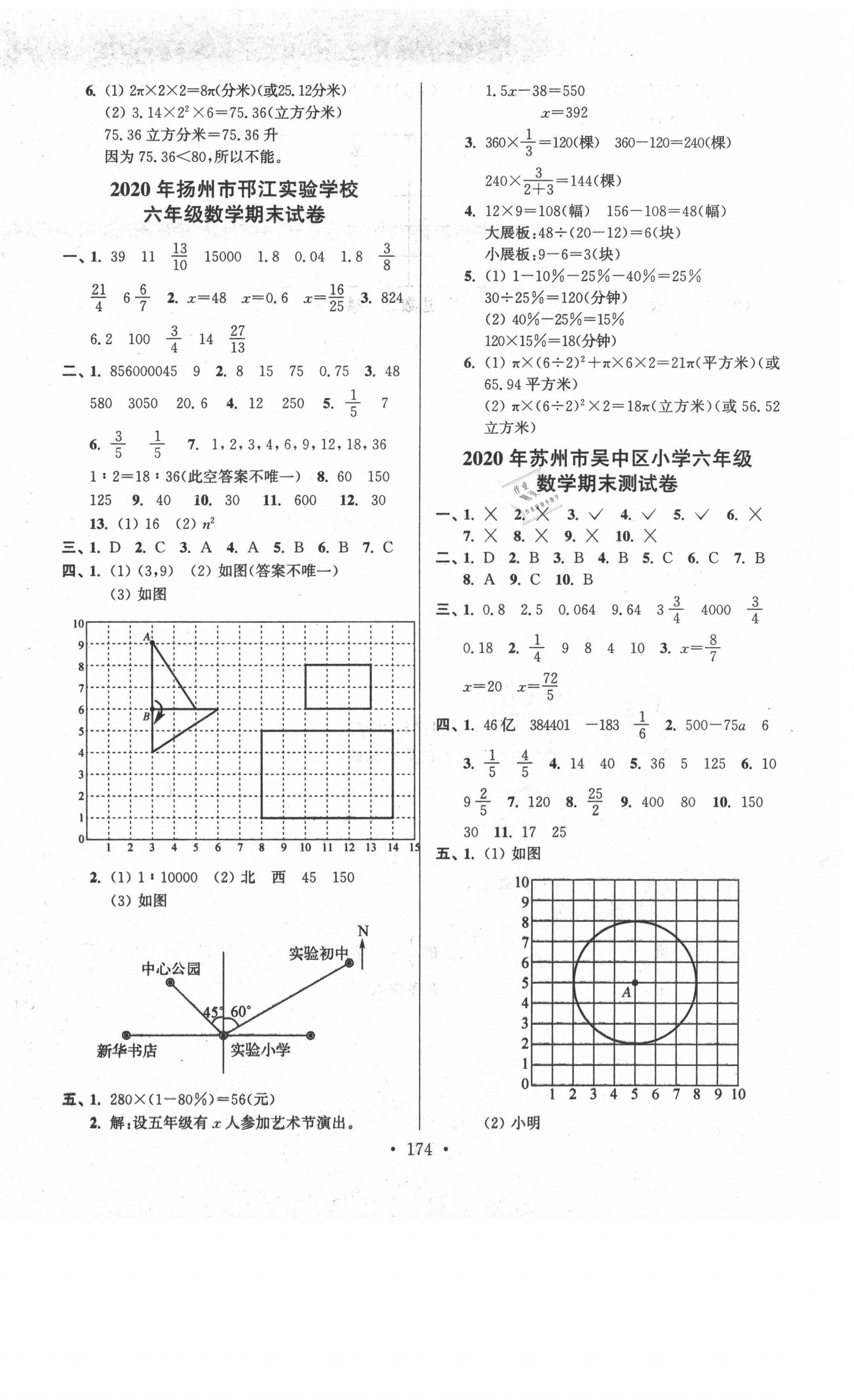 2021年超能學典江蘇13大市名牌小學畢業(yè)升學真卷精編數(shù)學 第2頁