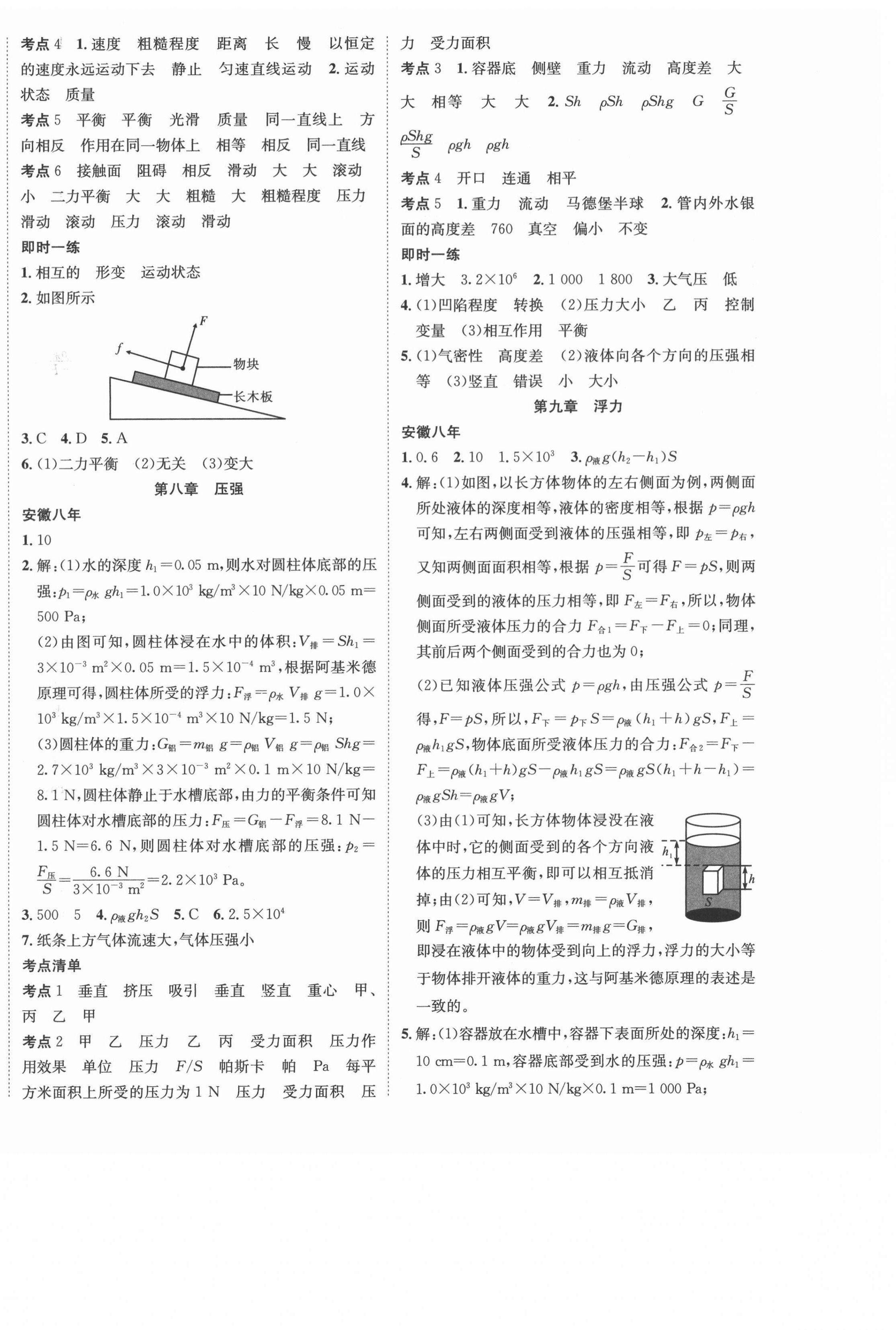 2021年安徽新中考物理 第4頁