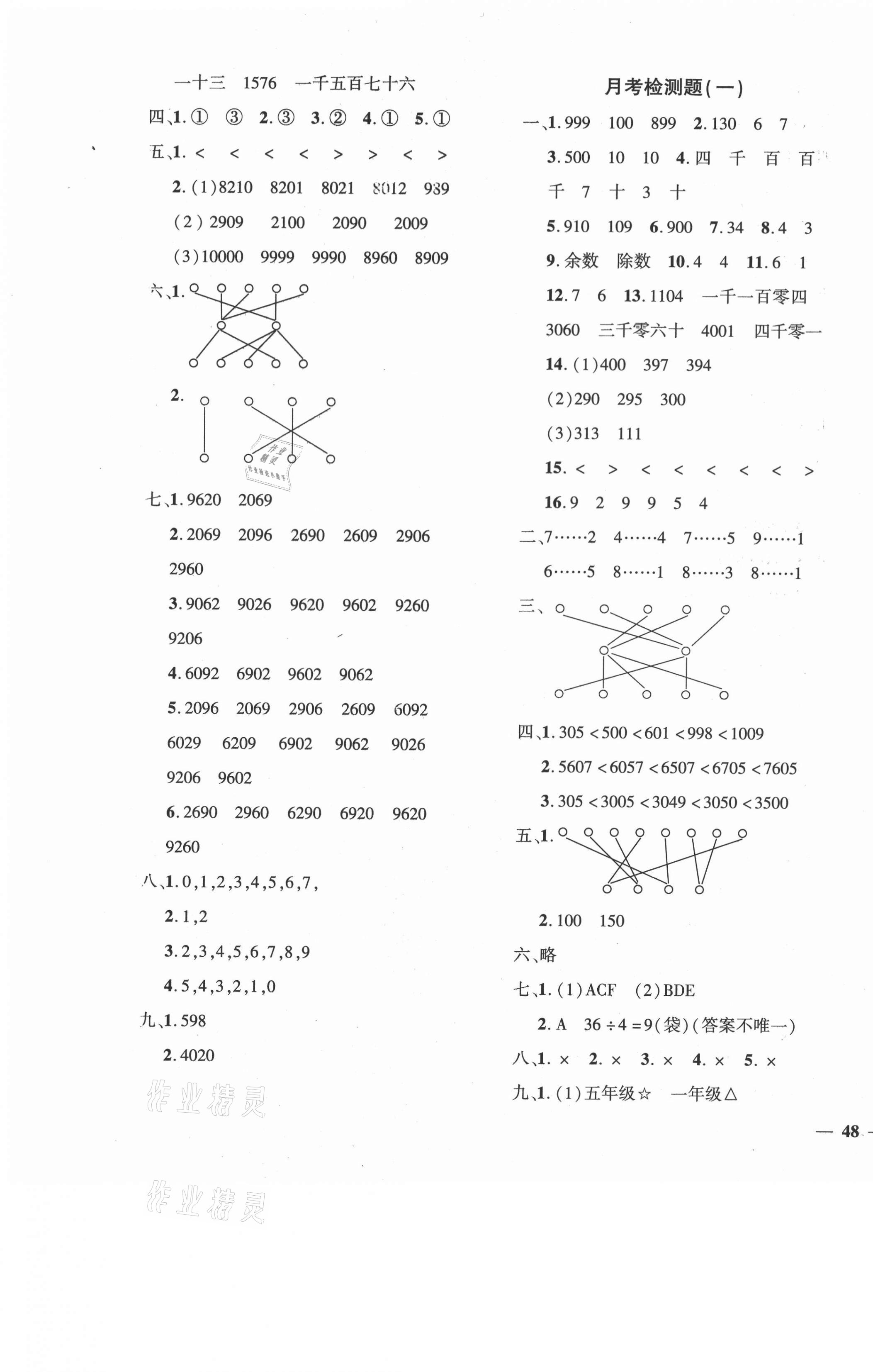 2021年教育世家狀元卷二年級數(shù)學(xué)下冊北師大版 第3頁