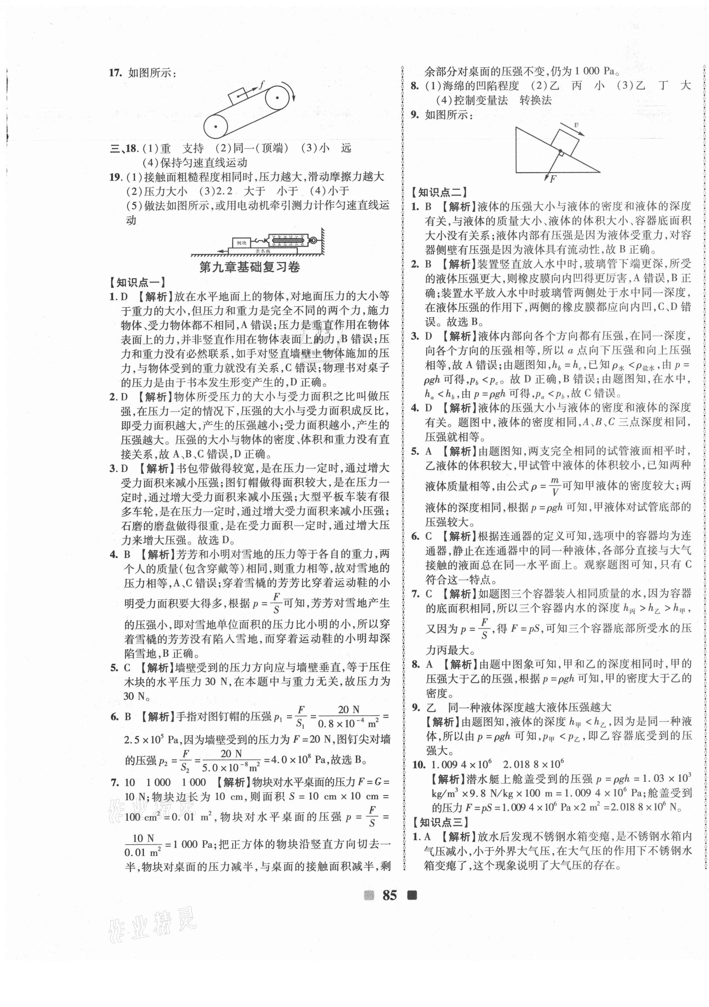 2021年優(yōu)加全能大考卷八年級(jí)物理下冊(cè)人教版 第5頁(yè)