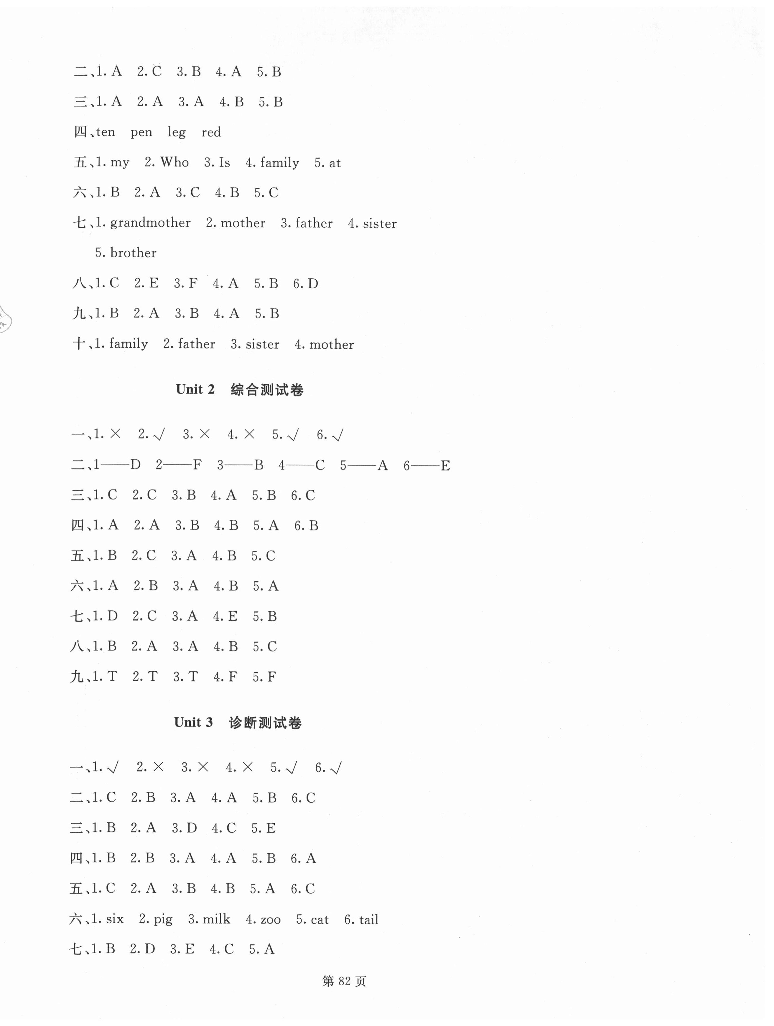 2021年海淀1號(hào)卷三年級(jí)英語下冊人教PEP版 第2頁