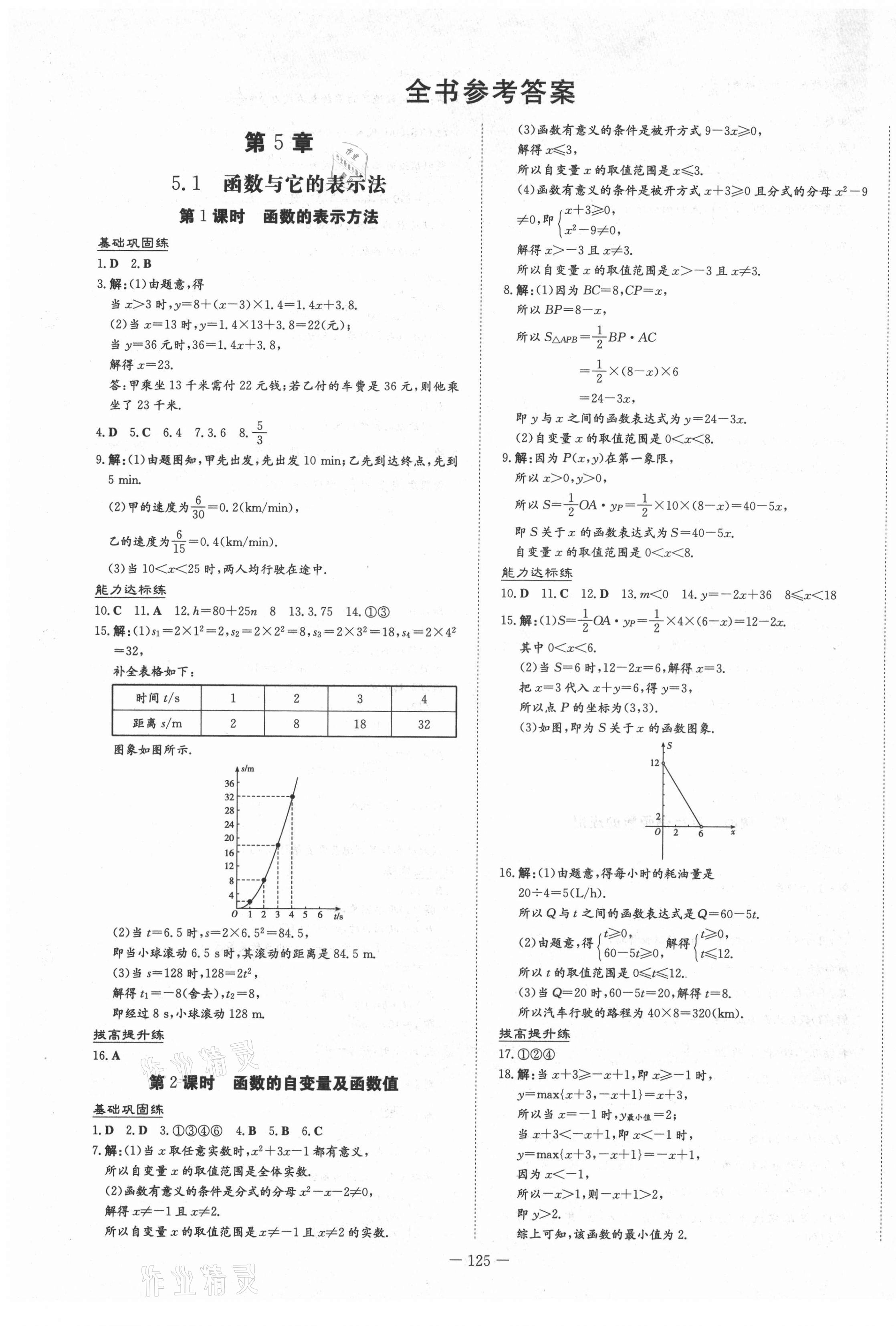 2021年練案課時(shí)作業(yè)本九年級數(shù)學(xué)下冊青島版 第1頁