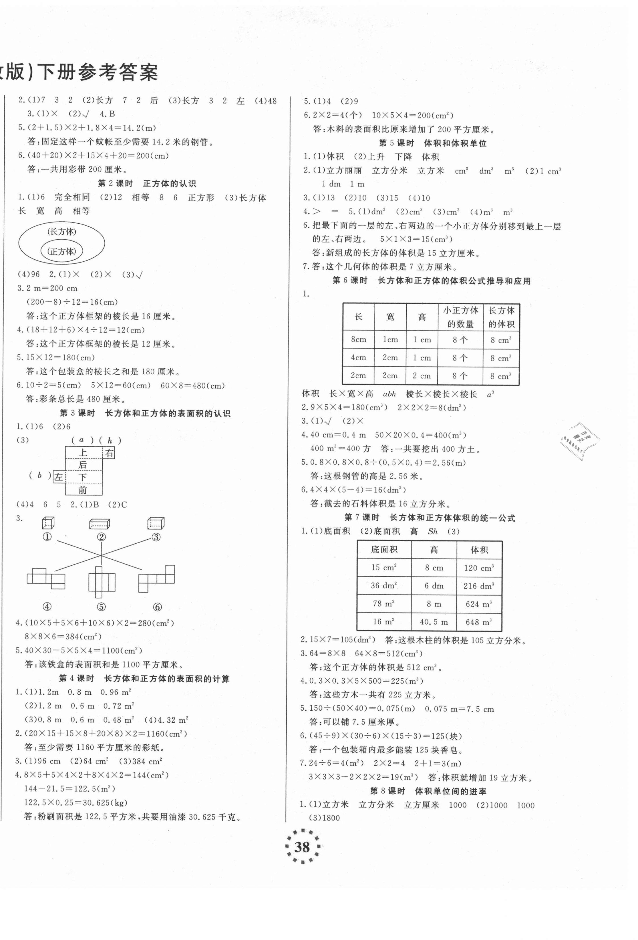 2021年直播新課堂五年級數(shù)學下冊人教版 第2頁