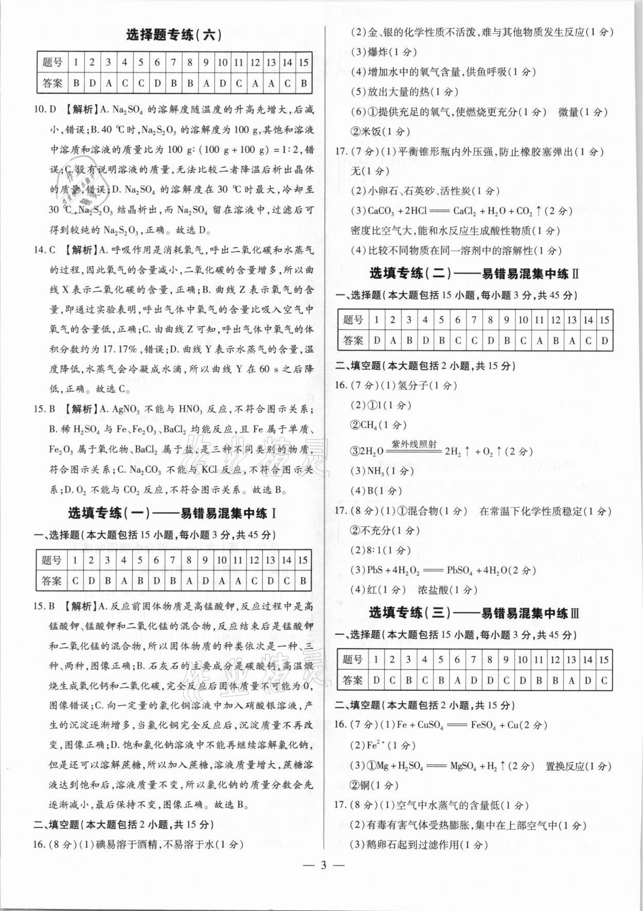 2021年領跑押題卷化學廣東專版 第3頁