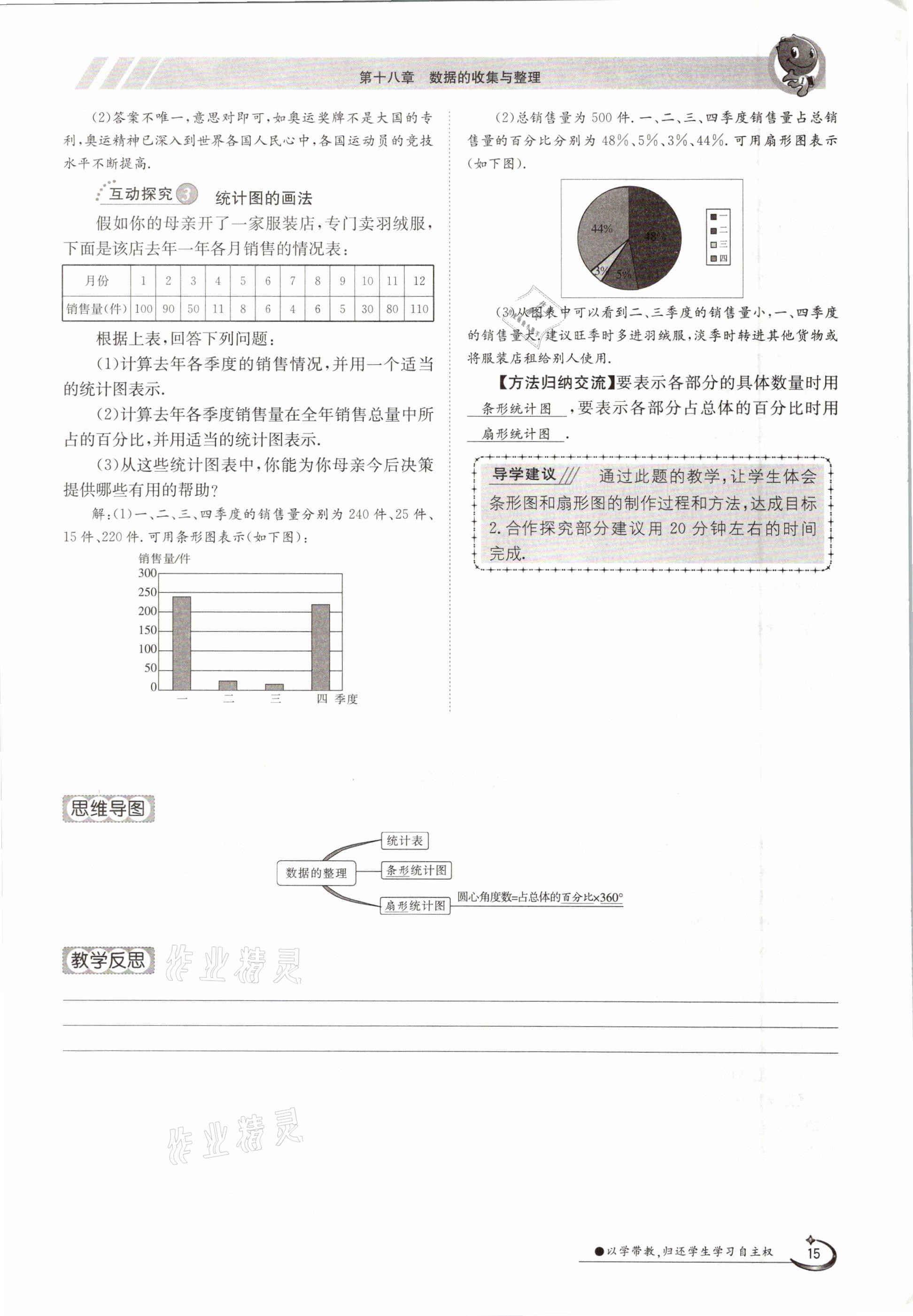 2021年金太陽導(dǎo)學(xué)測評八年級數(shù)學(xué)下冊冀教版 參考答案第15頁