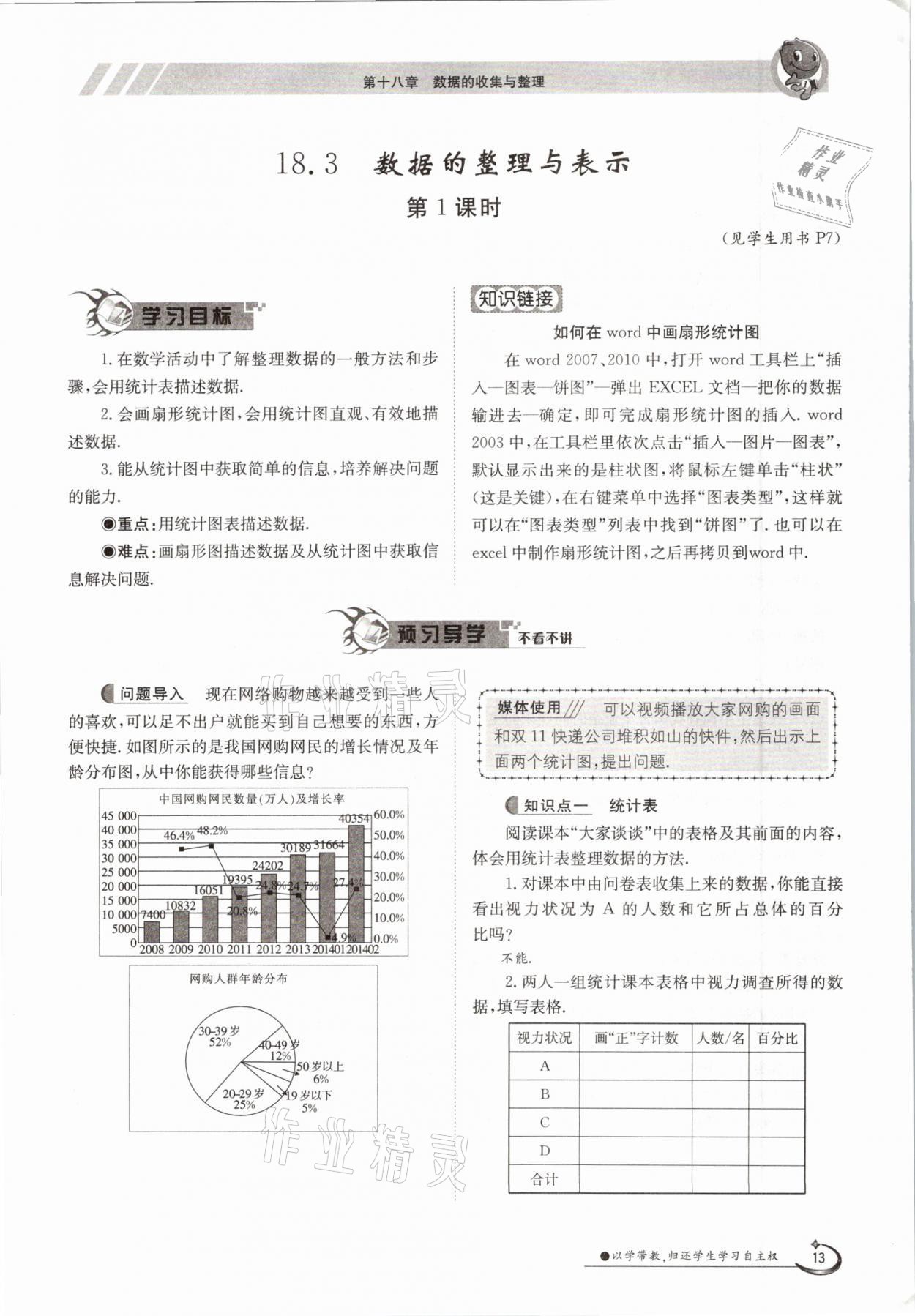 2021年金太陽(yáng)導(dǎo)學(xué)測(cè)評(píng)八年級(jí)數(shù)學(xué)下冊(cè)冀教版 參考答案第13頁(yè)