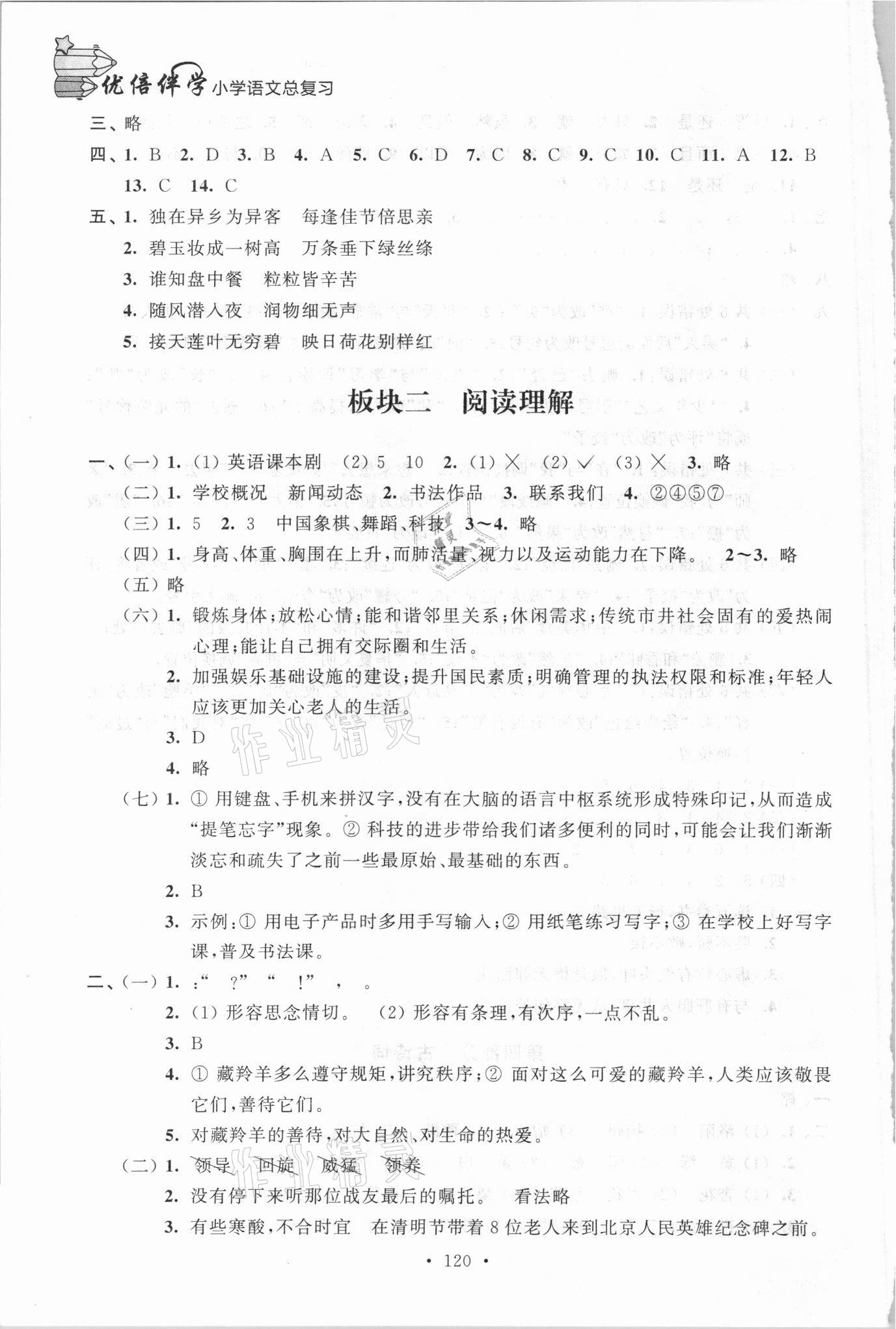 2021年优倍伴学小学语文总复习 第4页