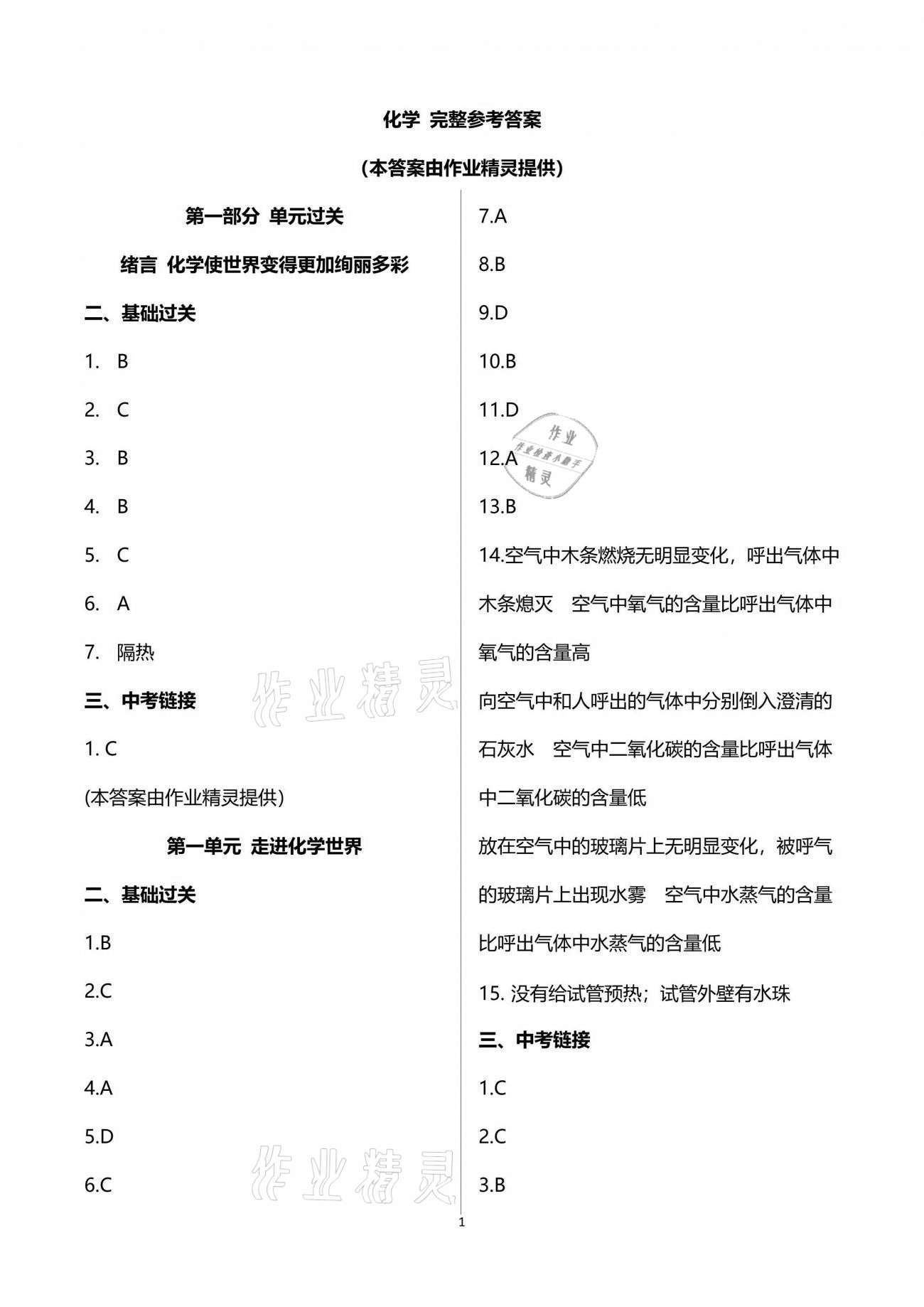 2021年新教材新課標(biāo)同步復(fù)習(xí)九年級(jí)化學(xué) 第1頁(yè)