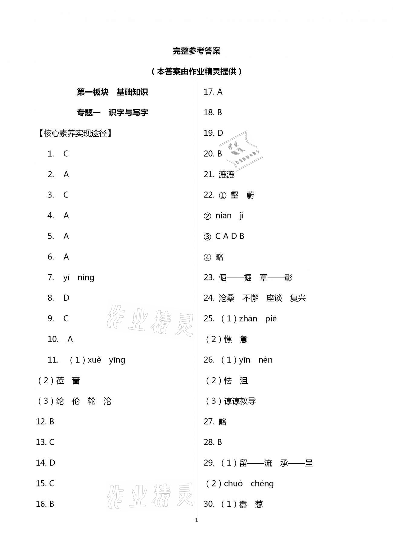 2021年聚焦新中考語文 第1頁