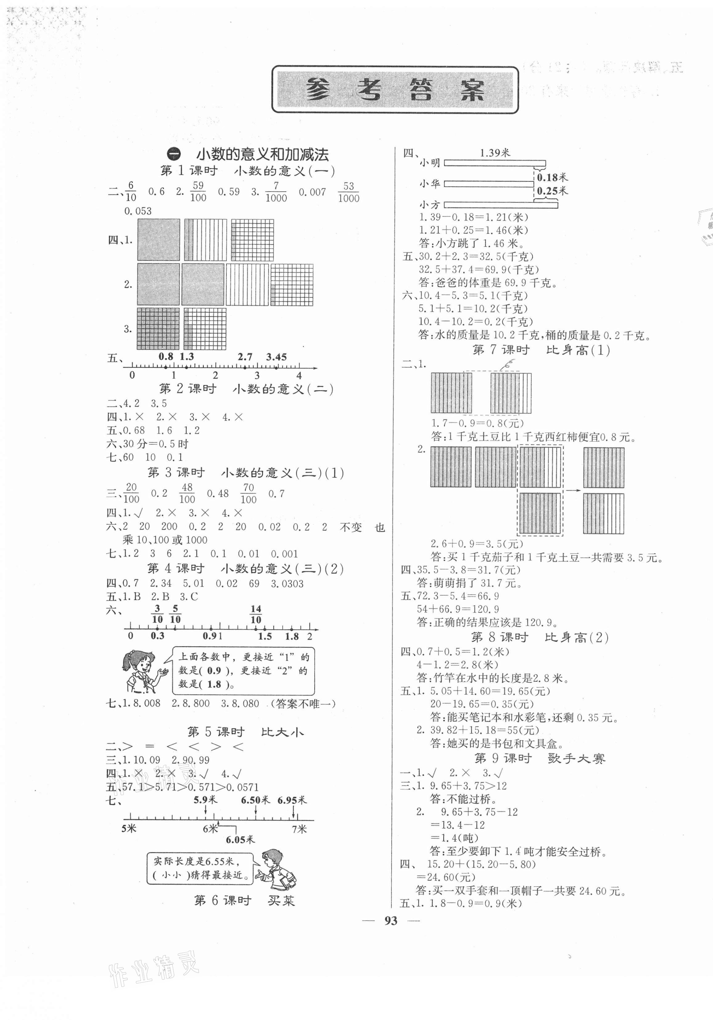 2021年梯田文化課堂內(nèi)外四年級數(shù)學下冊北師大版福建專版 第1頁