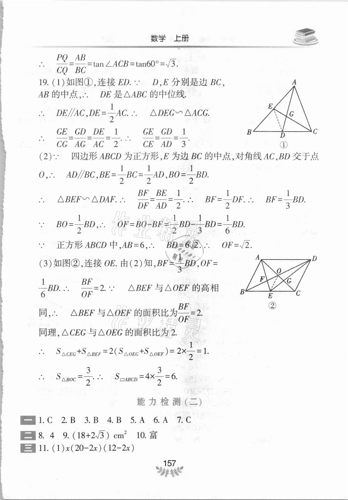 2021年河南省初中學(xué)業(yè)水平考試解析與檢測數(shù)學(xué)上冊 第9頁