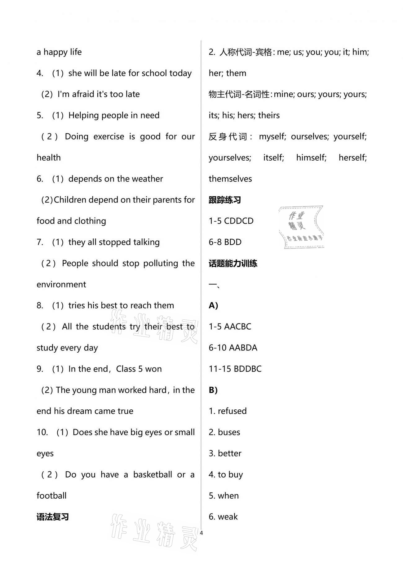 2021年新課程新中考英語(yǔ)中考復(fù)習(xí)新思維 第4頁(yè)