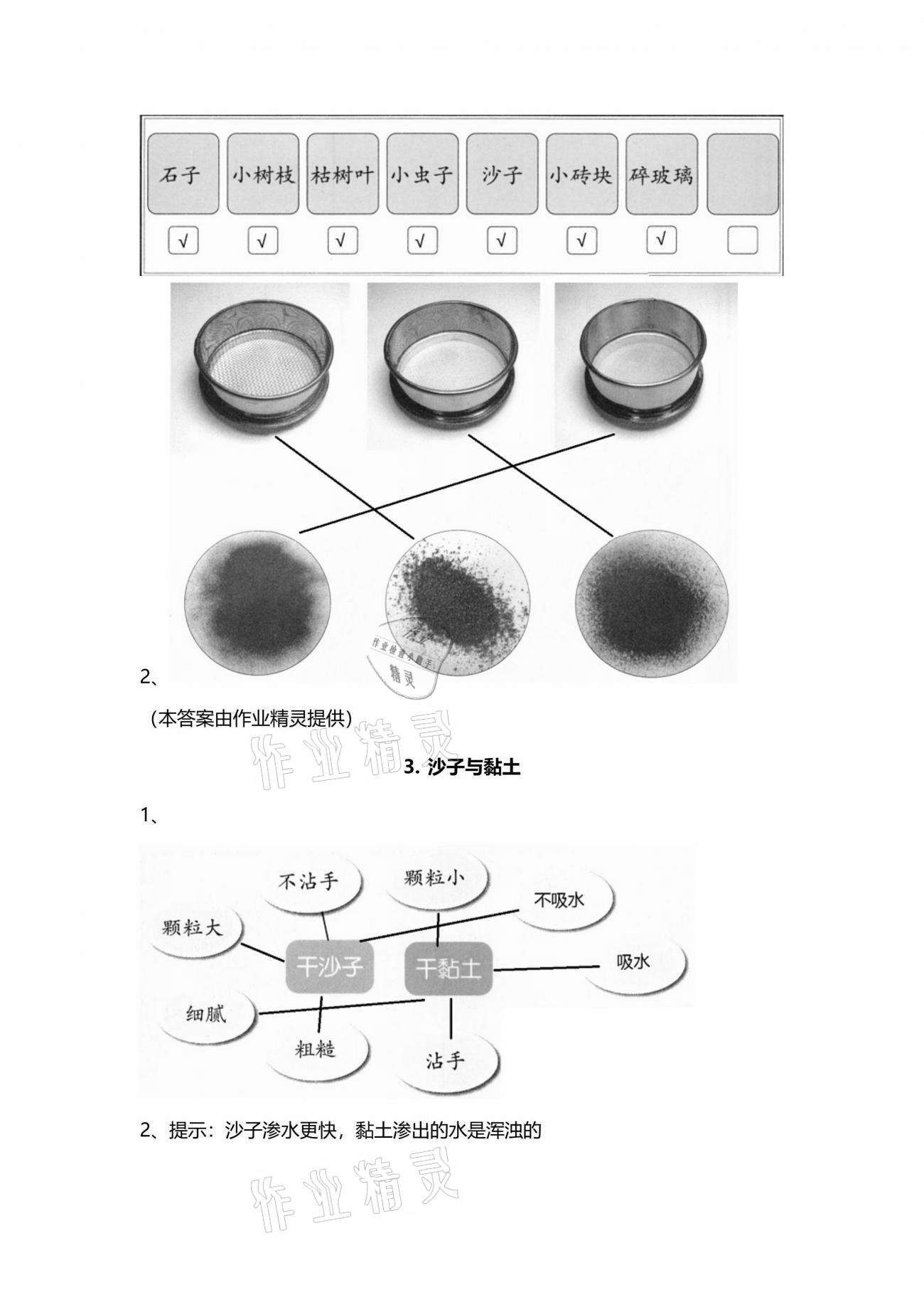 2021年學(xué)生活動(dòng)手冊(cè)一年級(jí)科學(xué)下冊(cè)蘇教版 參考答案第2頁(yè)