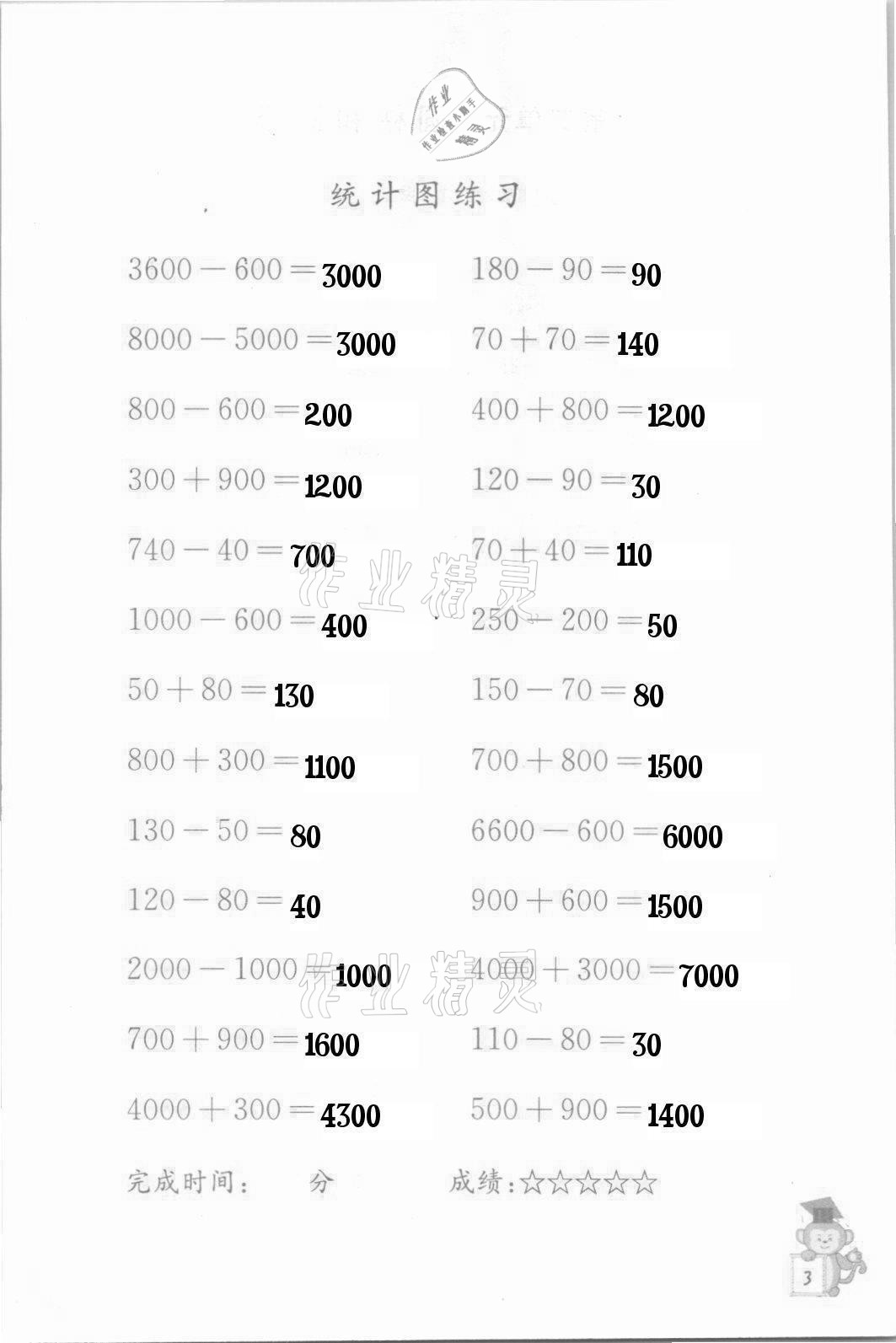 2022年口算能手六年級(jí)下冊(cè)蘇教版 第3頁