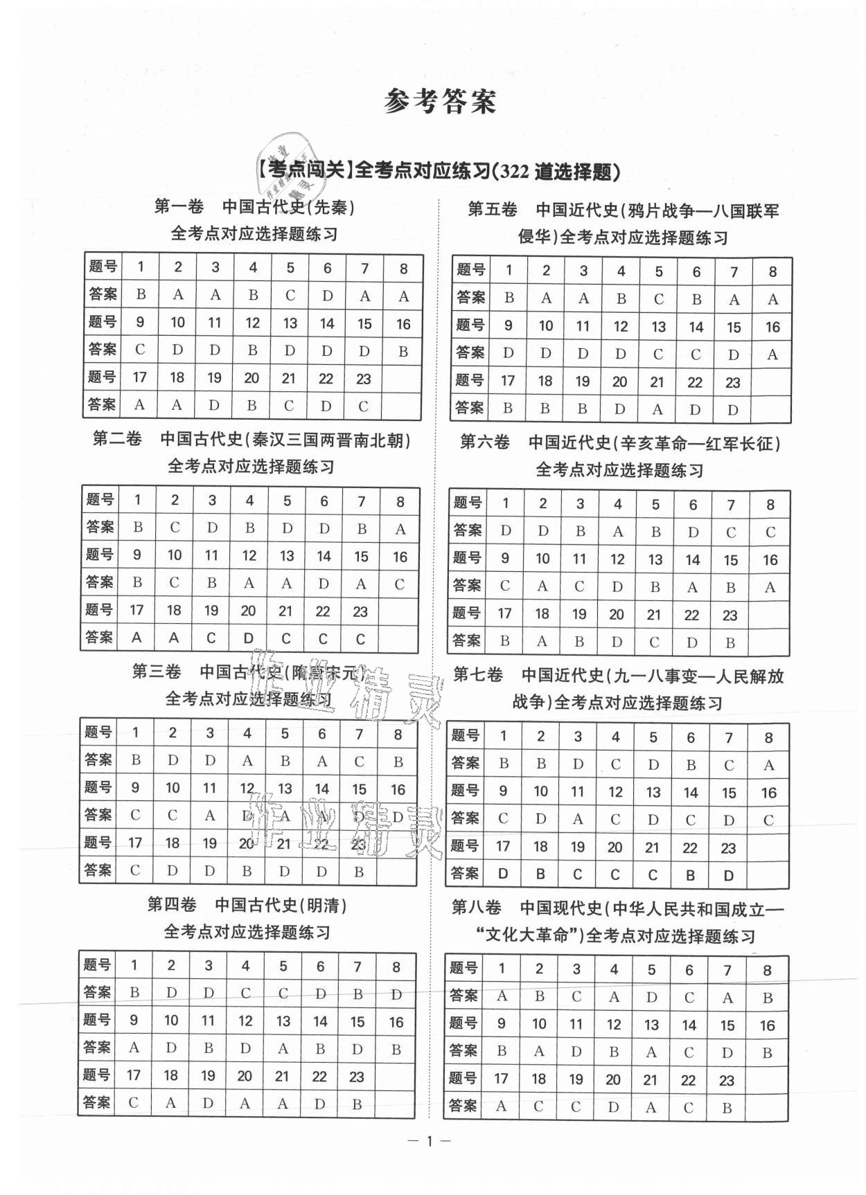 2021年一本到位歷史深圳專版 第1頁