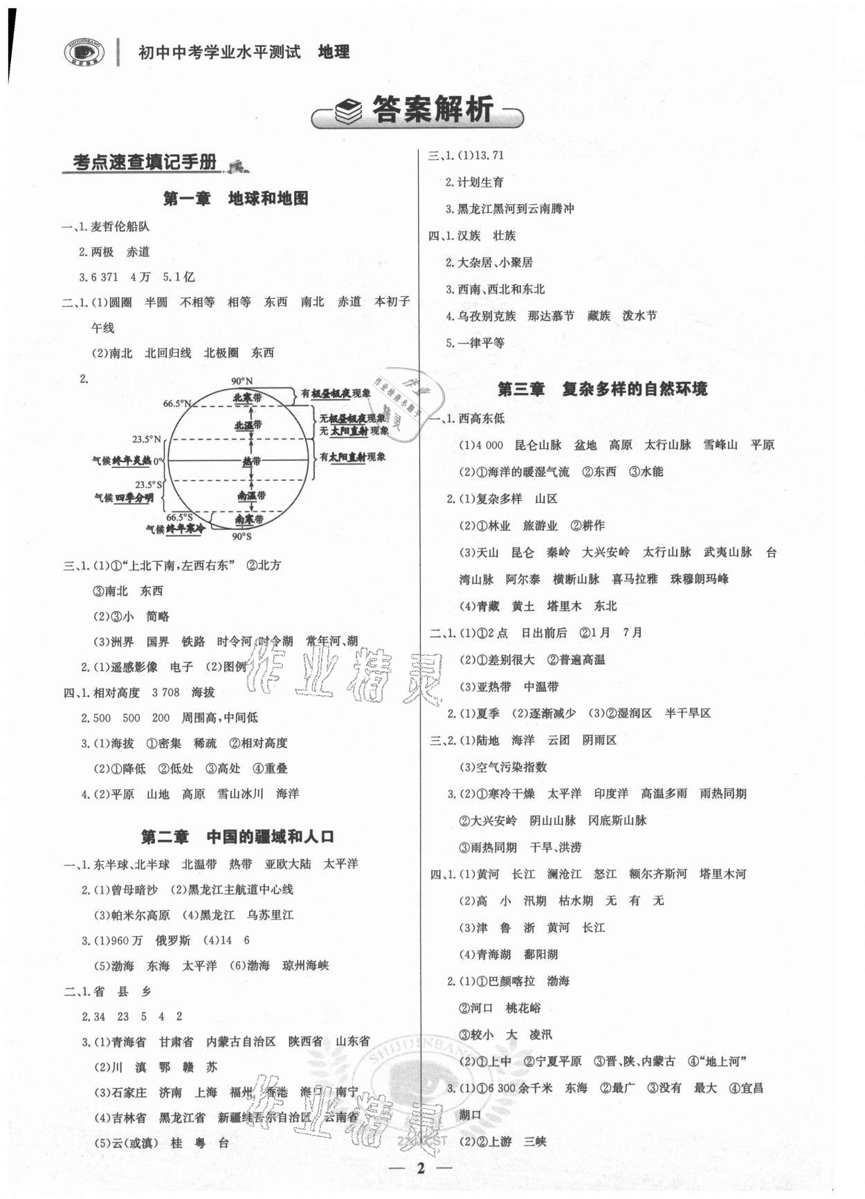 2021年世紀金榜初中中考學業(yè)水平測試地理江西專版 第2頁