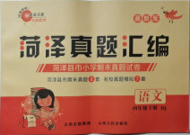 2020年菏澤真題匯編真題試卷四年級語文下冊人教版