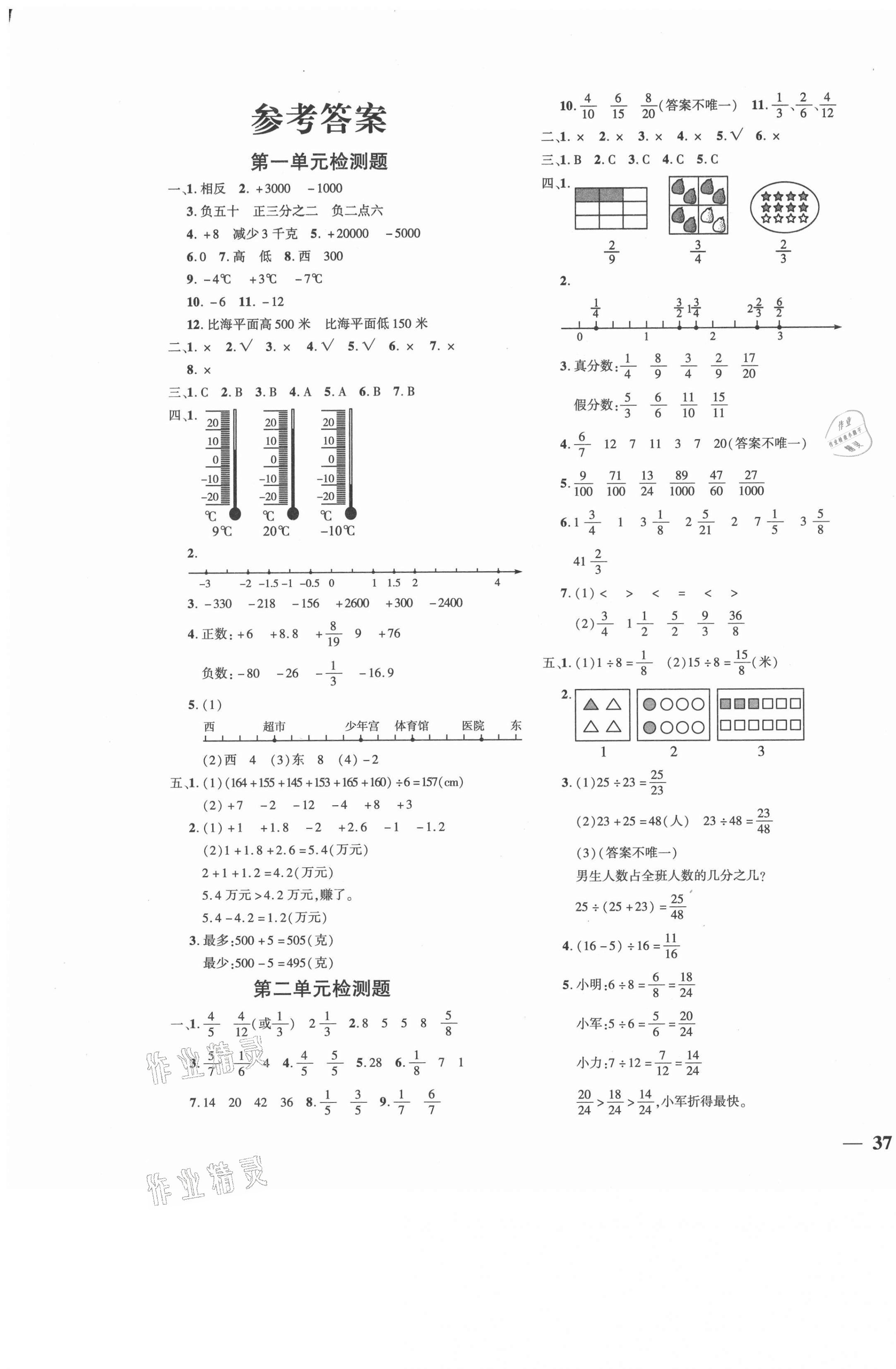 2021年黃岡360度定制密卷五年級數(shù)學下冊青島版濰坊專版 第1頁