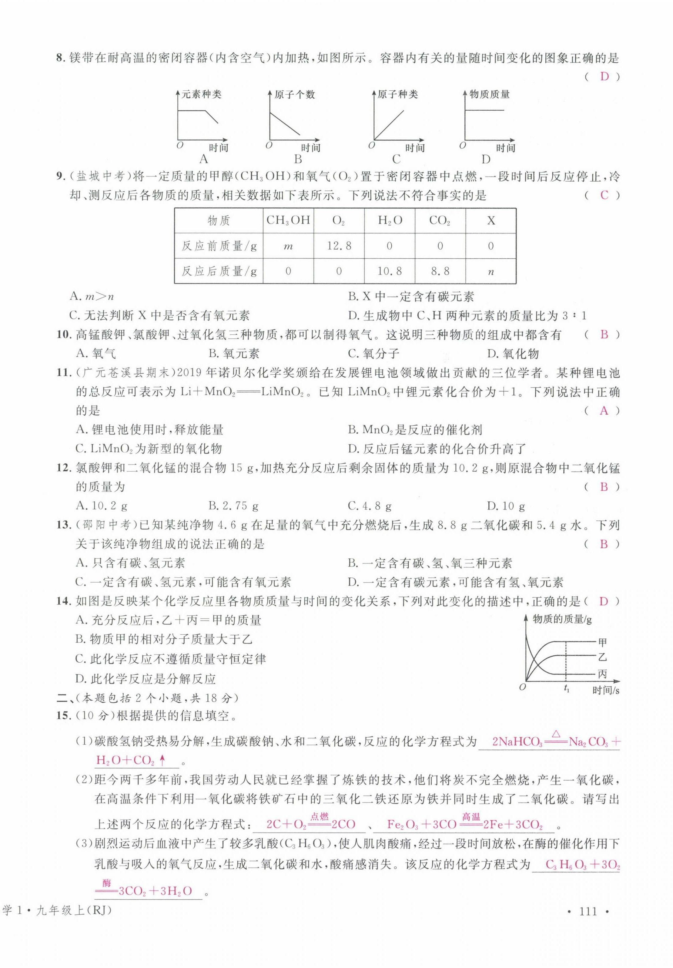 2021年名校課堂九年級(jí)化學(xué)上冊(cè)人教版四川專版 第22頁